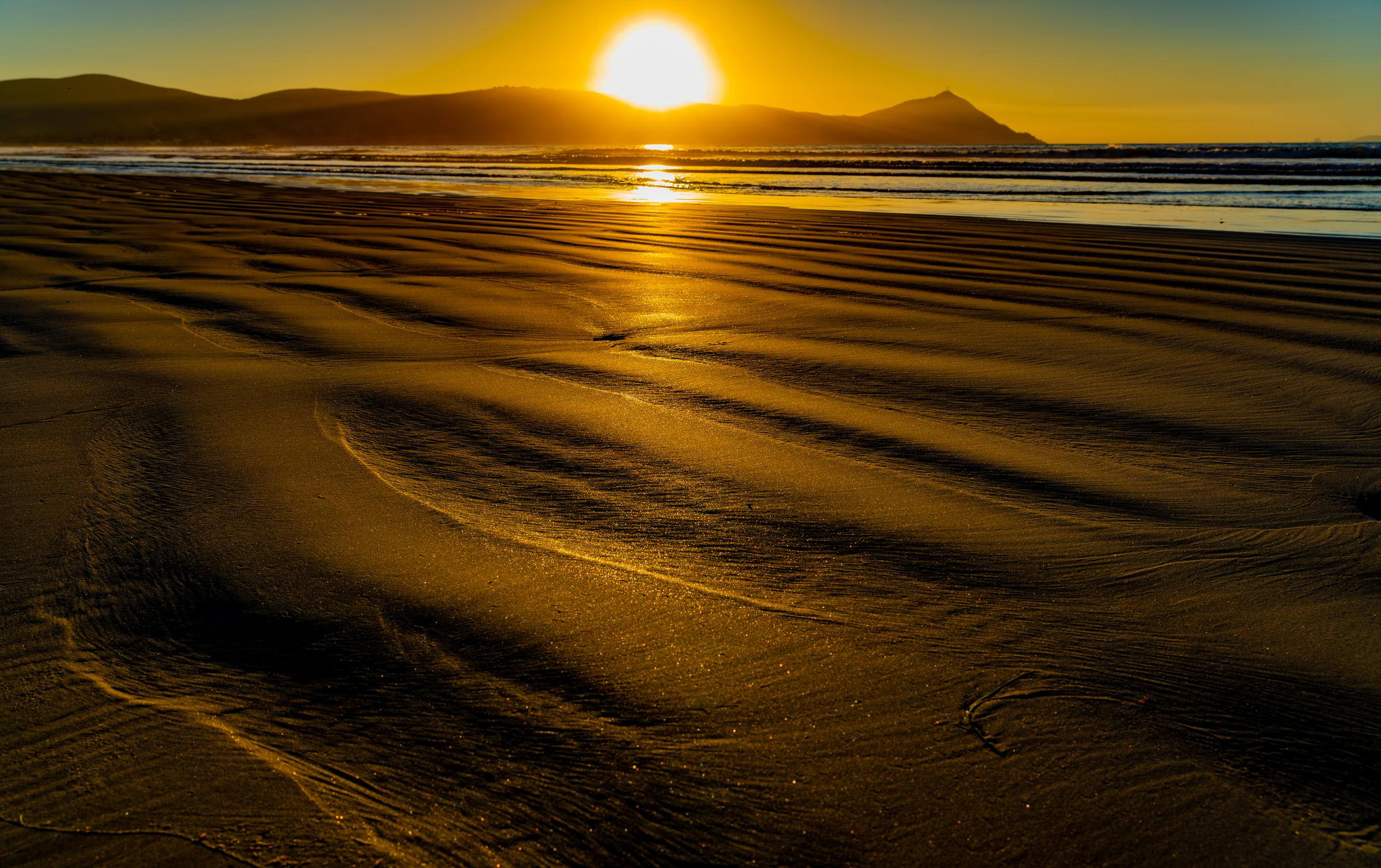 Sunset on the Beach Punta Banda Beach Baja California Mexico