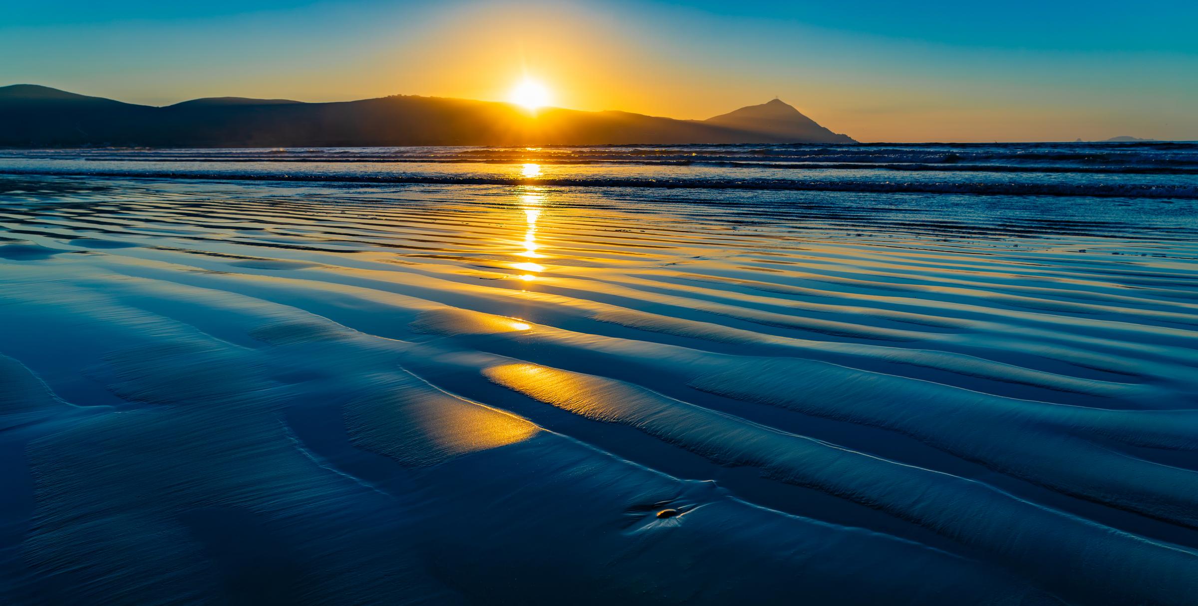 Sunset at the Beach Punta Banda Beach Baja California Mexico - 2