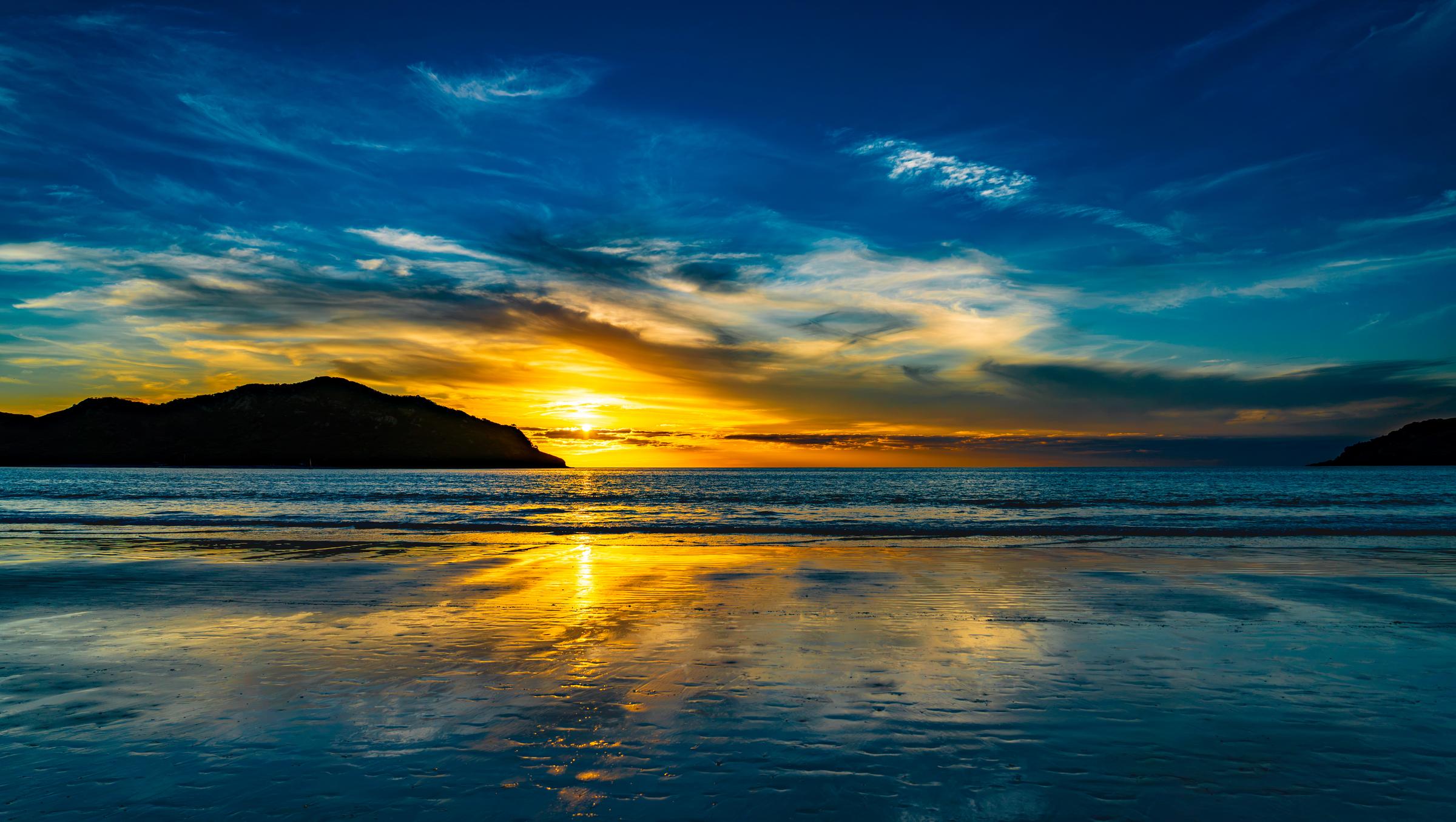 Sun going down again Mazatlan