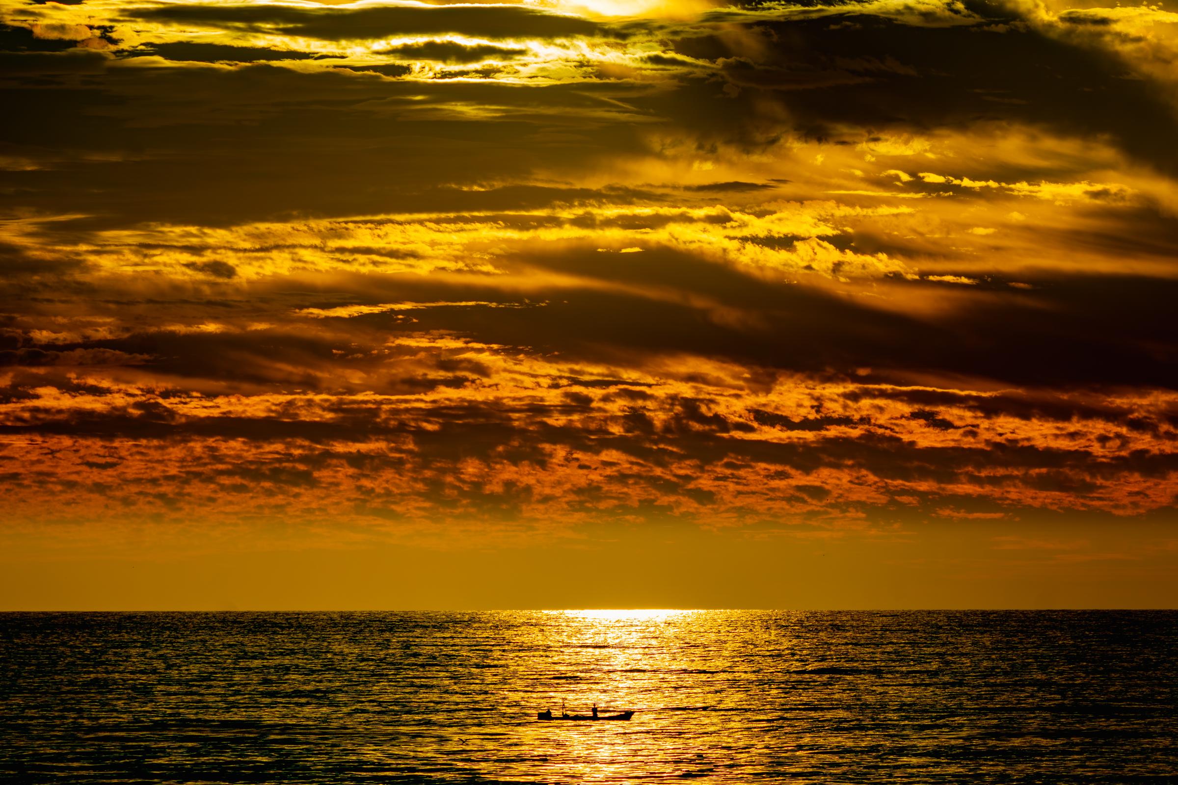 Sunset over the ocean Mazatlan Sinaloa Mexico - 2
