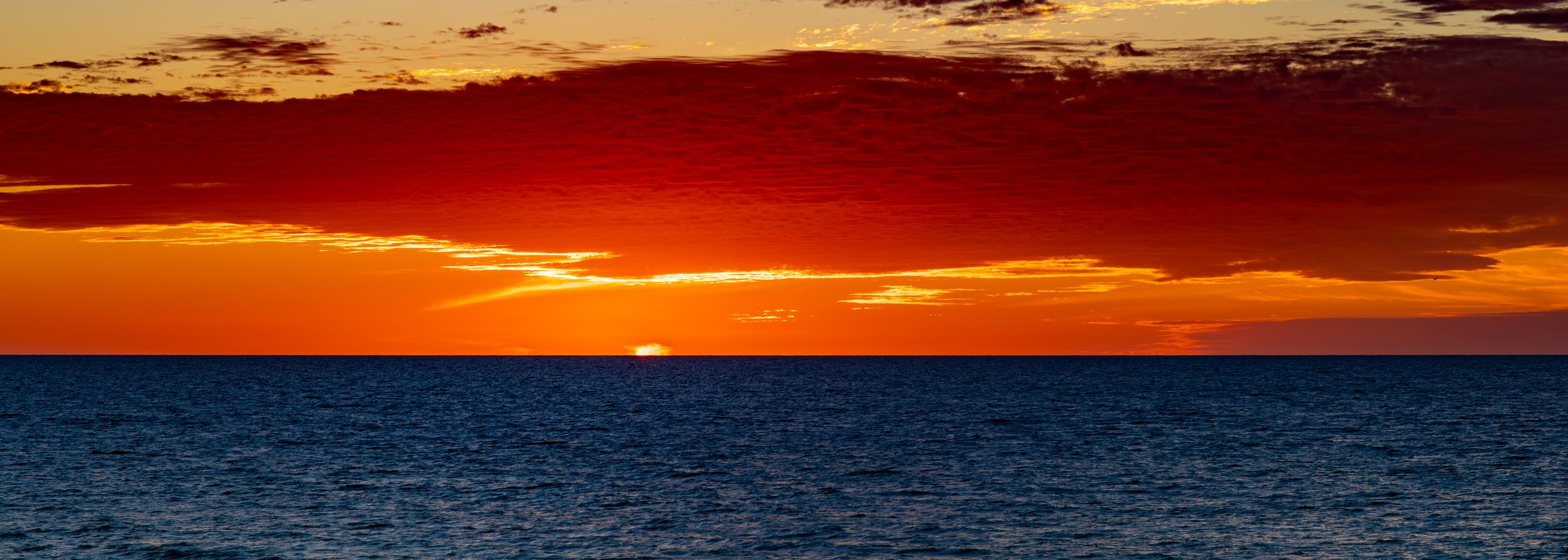 Sunset over the ocean Mazatlan Sinaloa Mexico - 3
