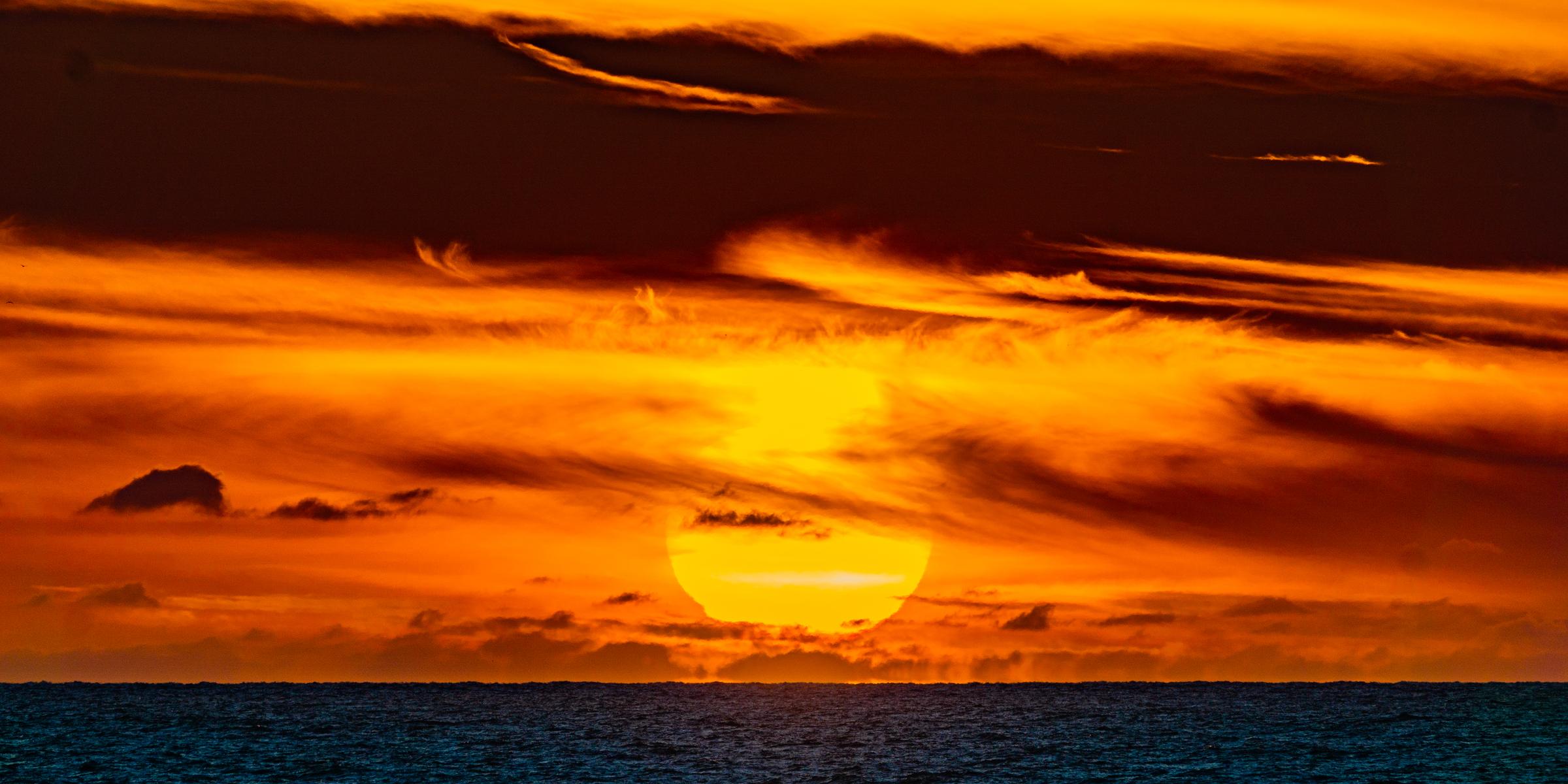 Sunset over the ocean Mazatlan Sinaloa Mexico - 4