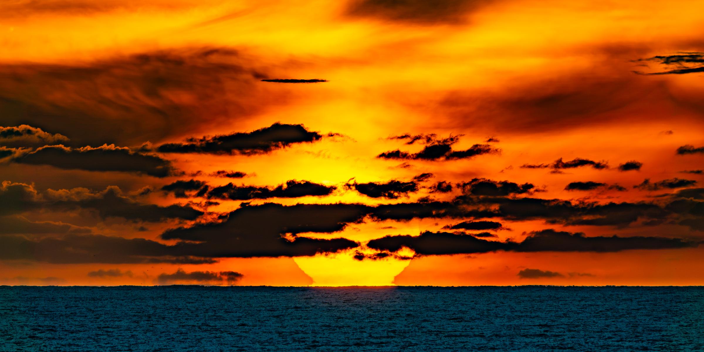 Sunset over the ocean Mazatlan Sinaloa Mexico - 5