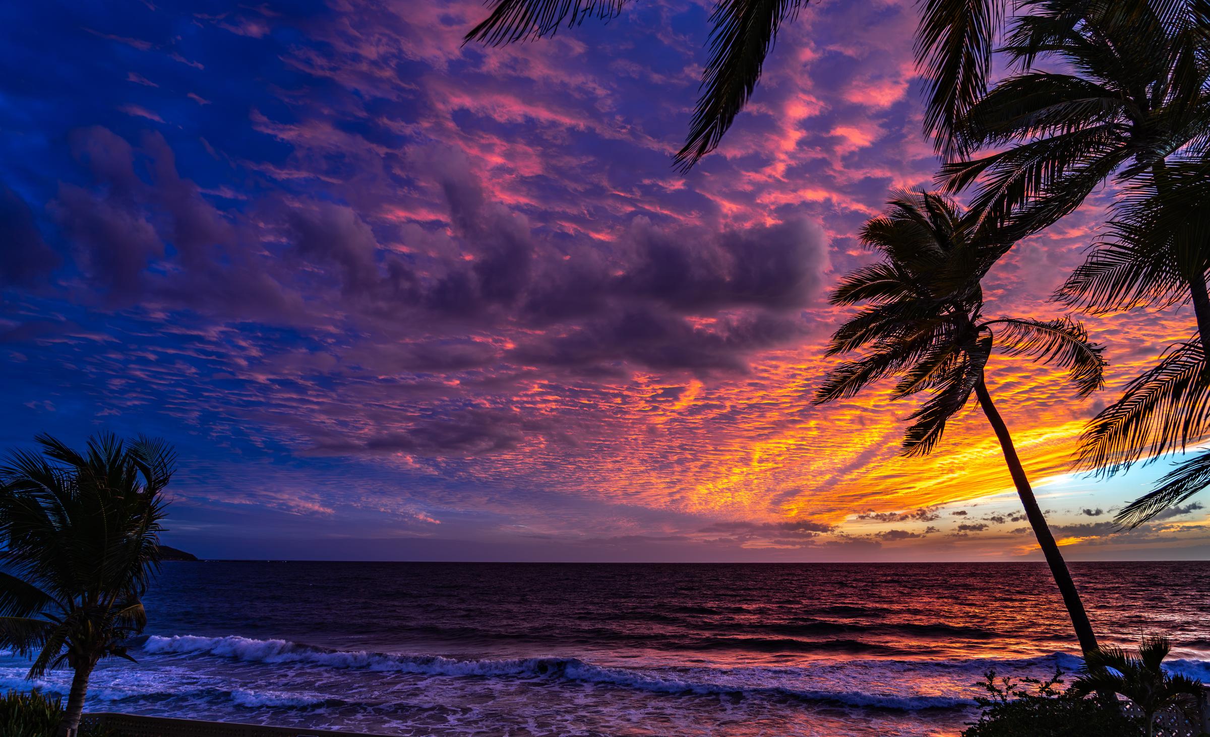 Sunset at the beach Mazatlan Sinaloa Mexico - 2