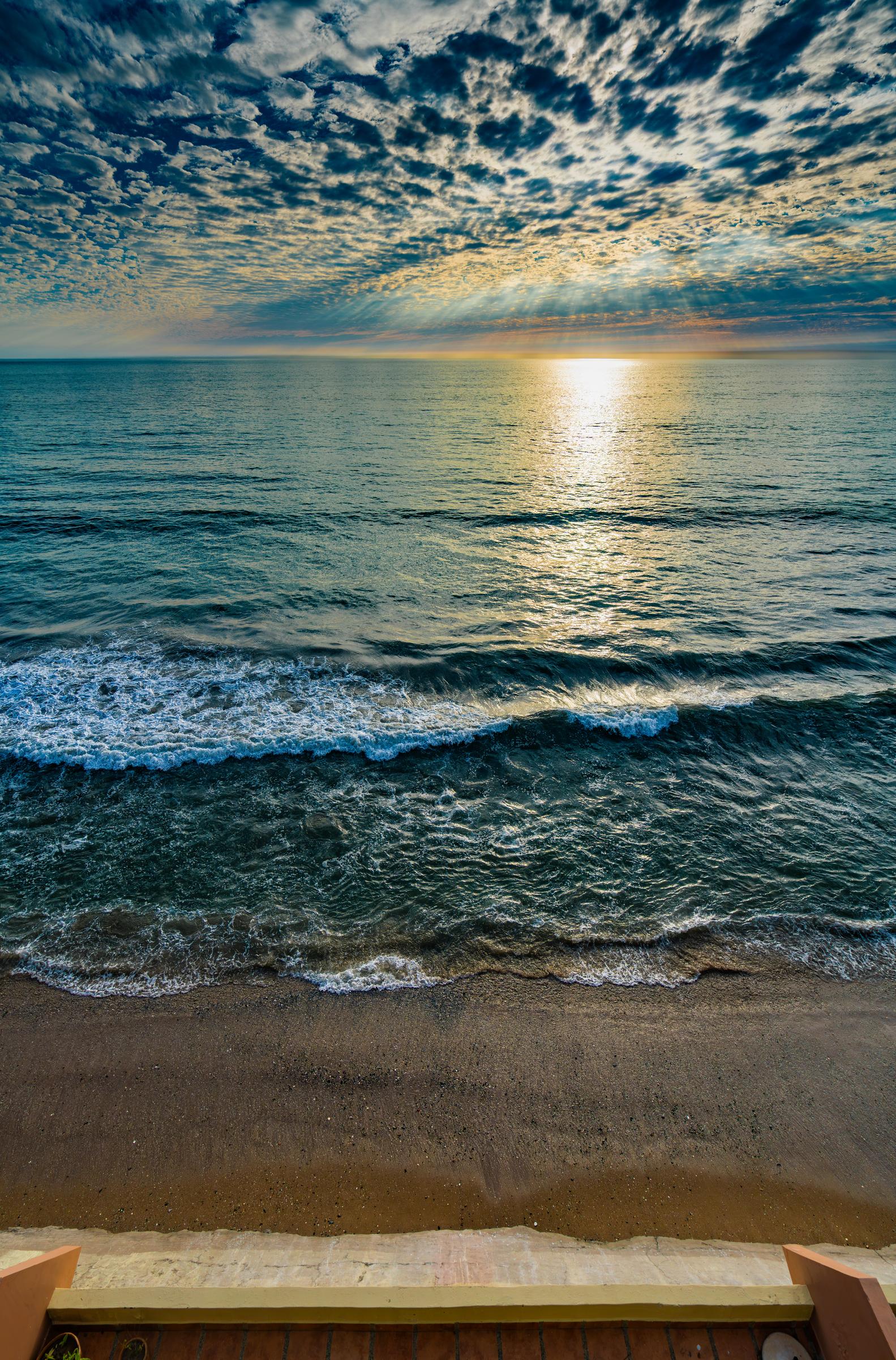 Sunset over the ocean Mazatlan Sinaloa Mexico - 7