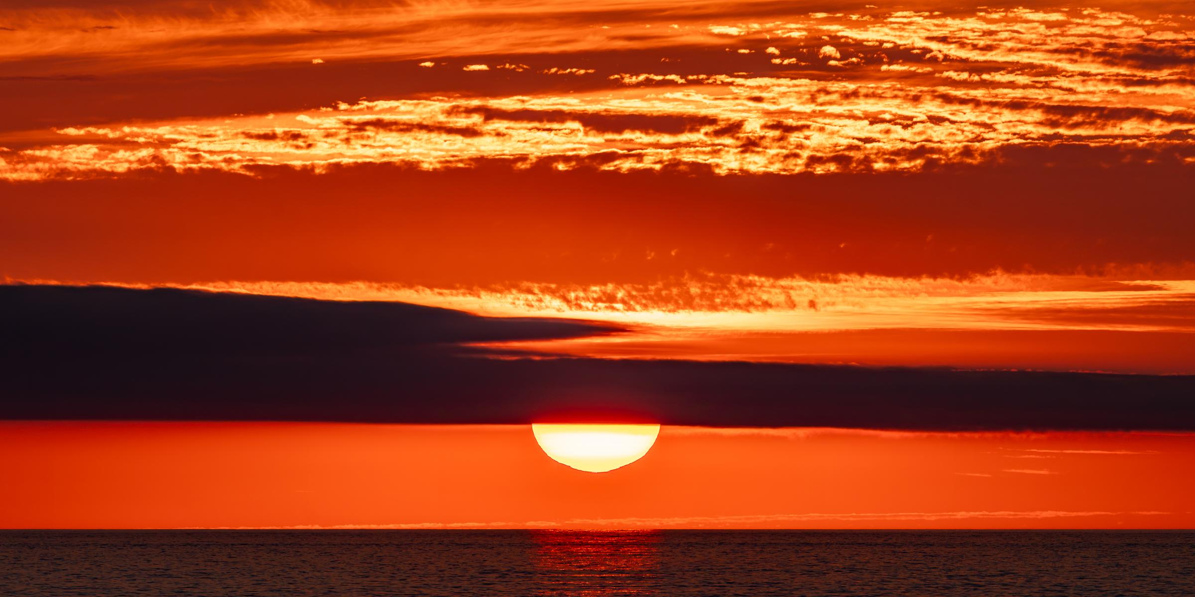 Sunset over the ocean Mazatlan Sinaloa Mexico - 10