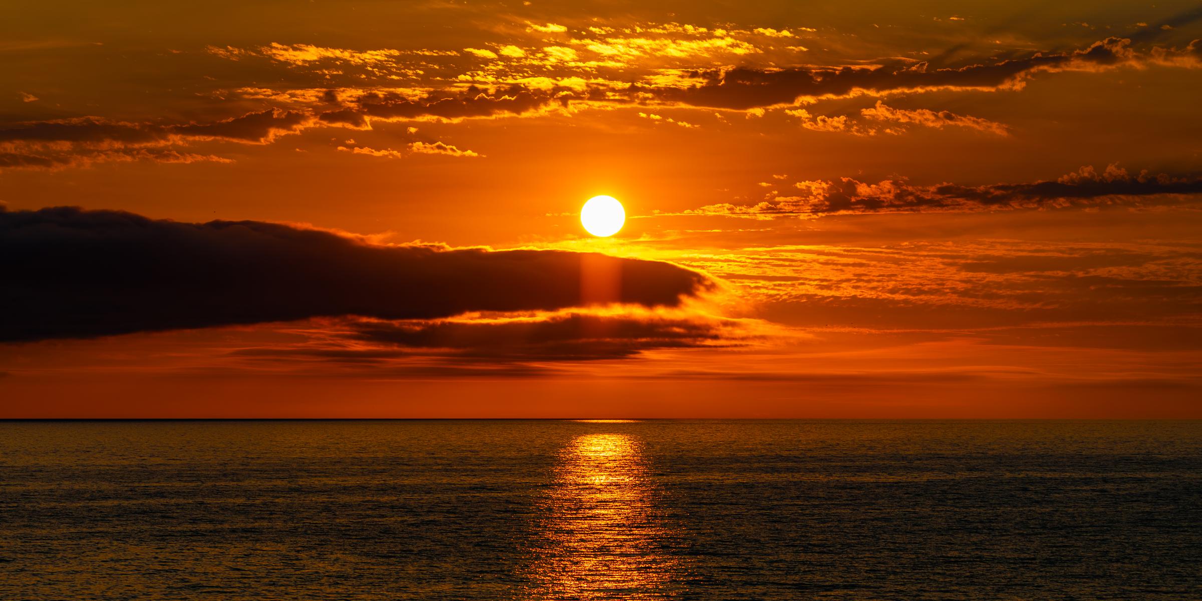 Sunset over the ocean Mazatlan Sinaloa Mexico - 11