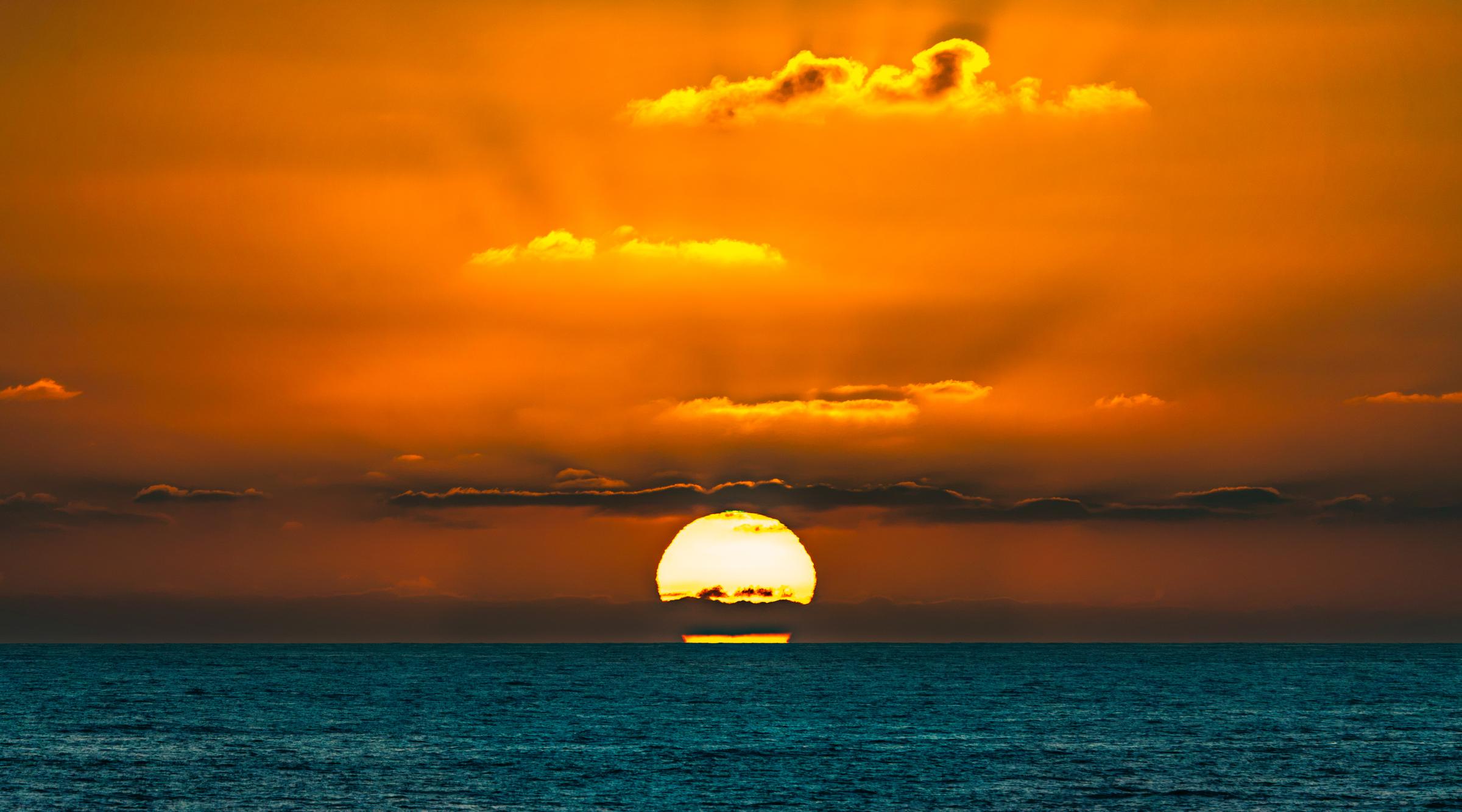 Sunset over the ocean Mazatlan Sinaloa Mexico - 13