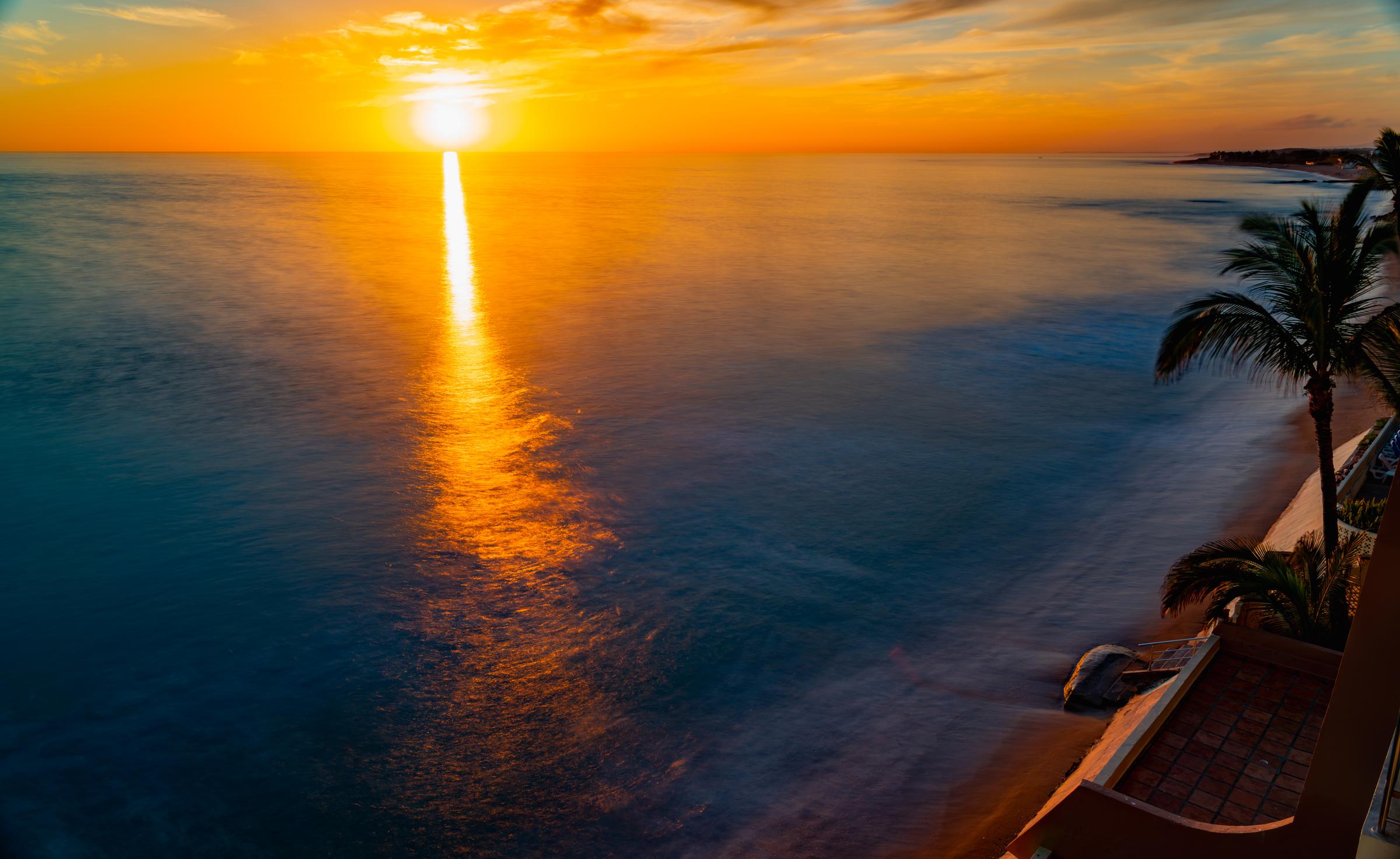 Sunset over the ocean Mazatlan Sinaloa Mexico - 14