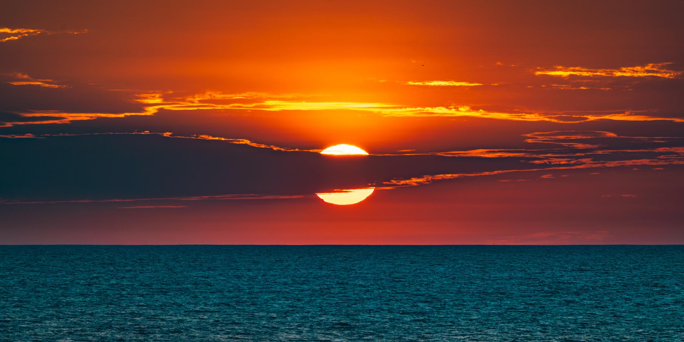 Sunset over the ocean Mazatlan Sinaloa Mexico - 18