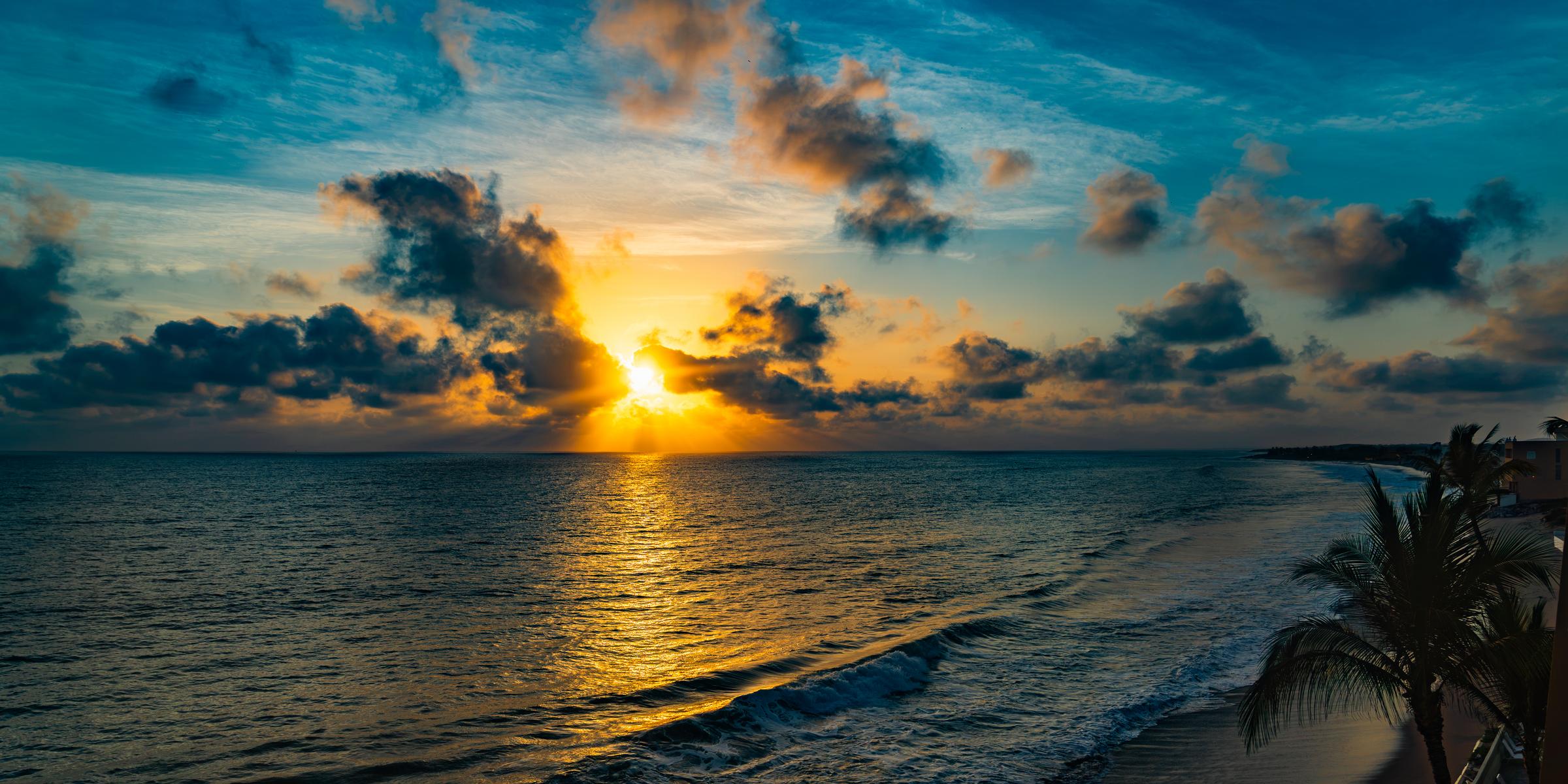 Sunset over the ocean Mazatlan Sinaloa Mexico - 19