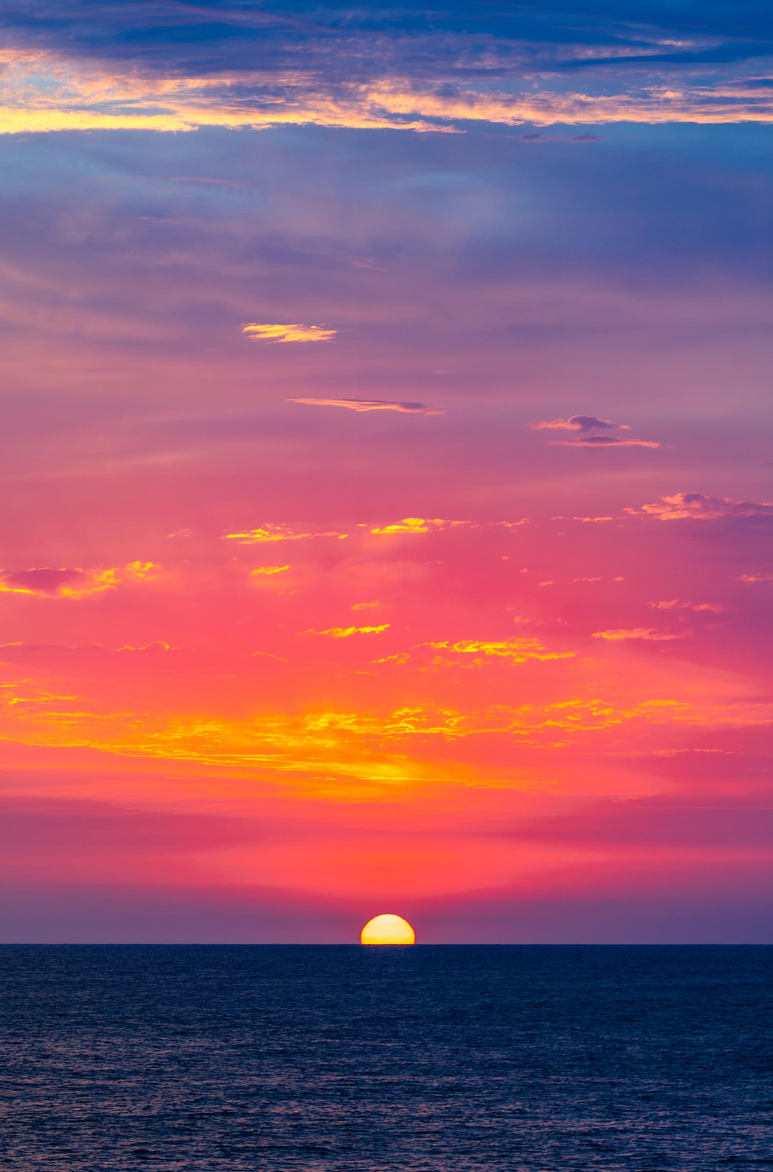 Sunset over the ocean Mazatlan Sinaloa Mexico - 21