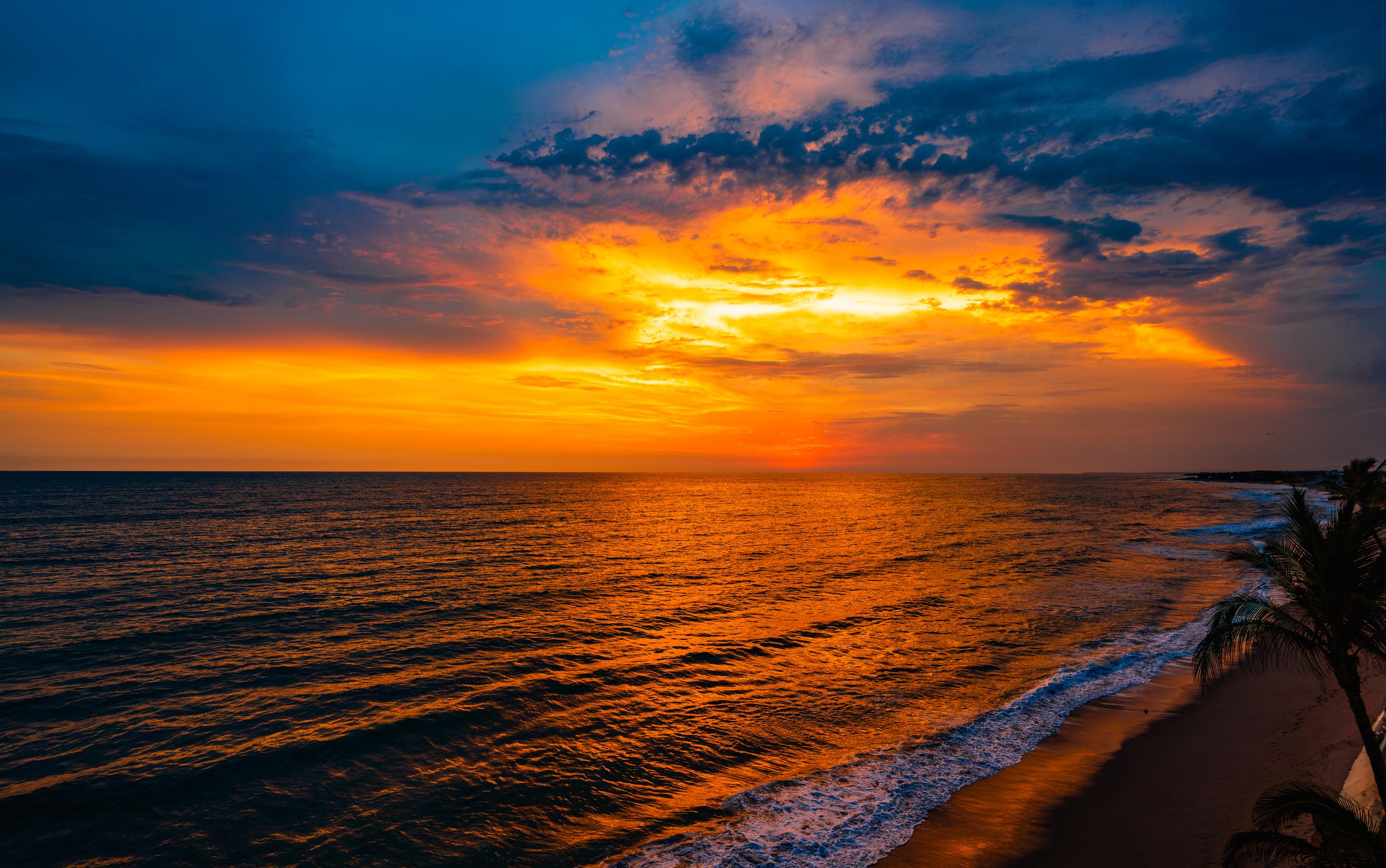 Sunset over the ocean Mazatlan Sinaloa Mexico - 22