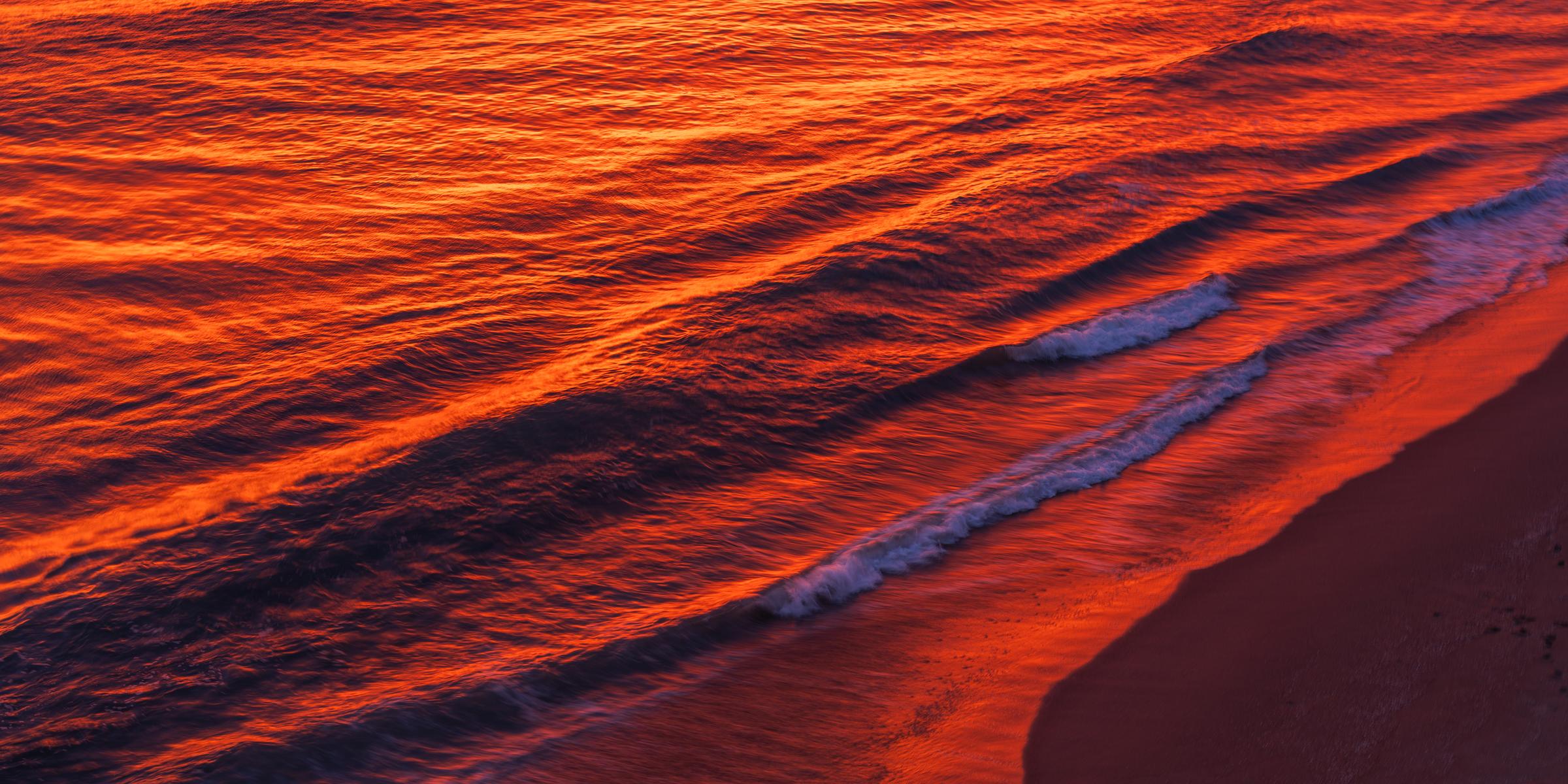 Sunset Waves Mazatlan Sinaloa Mexico