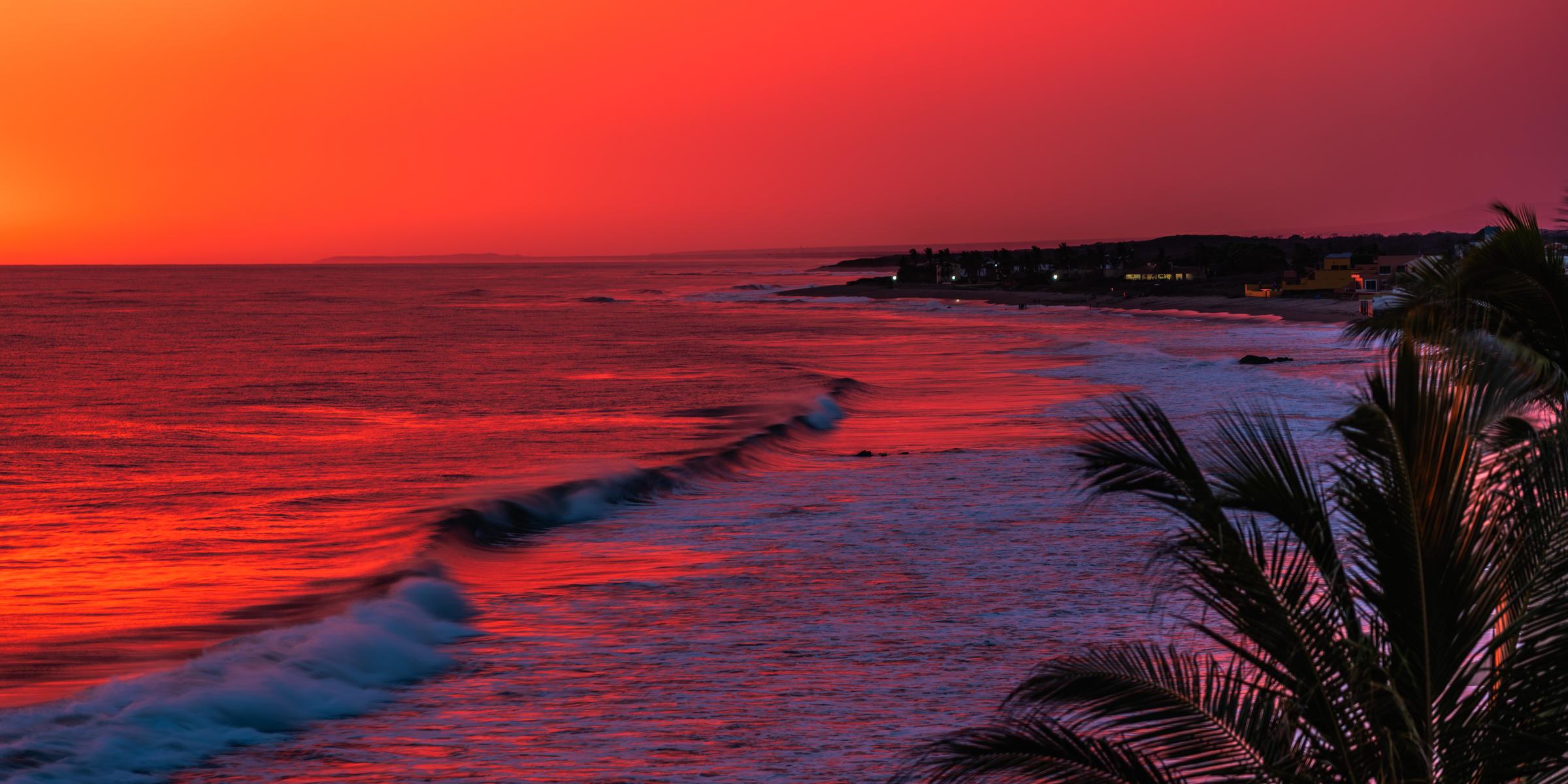 Vibrant Sunset Over the Ocean Mazatlan Sinaloa Mexico - 4