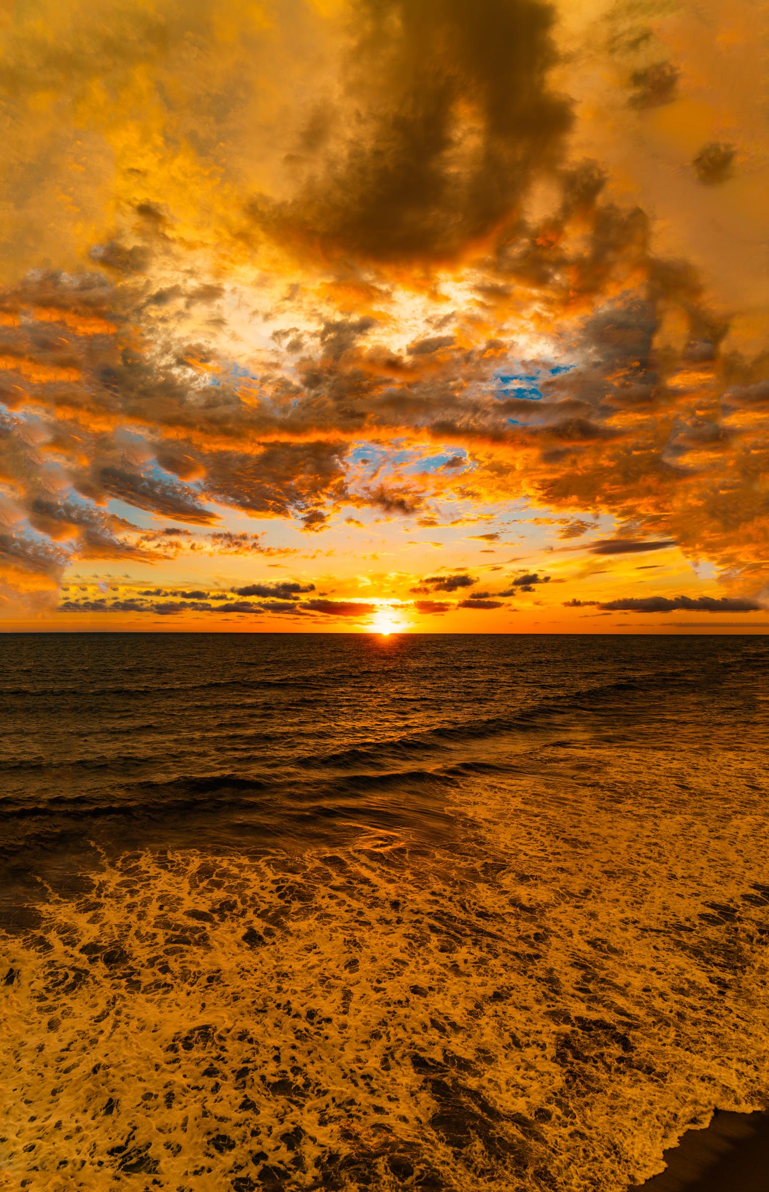 Sunset over the ocean Mazatlan Sinaloa Mexico - 25