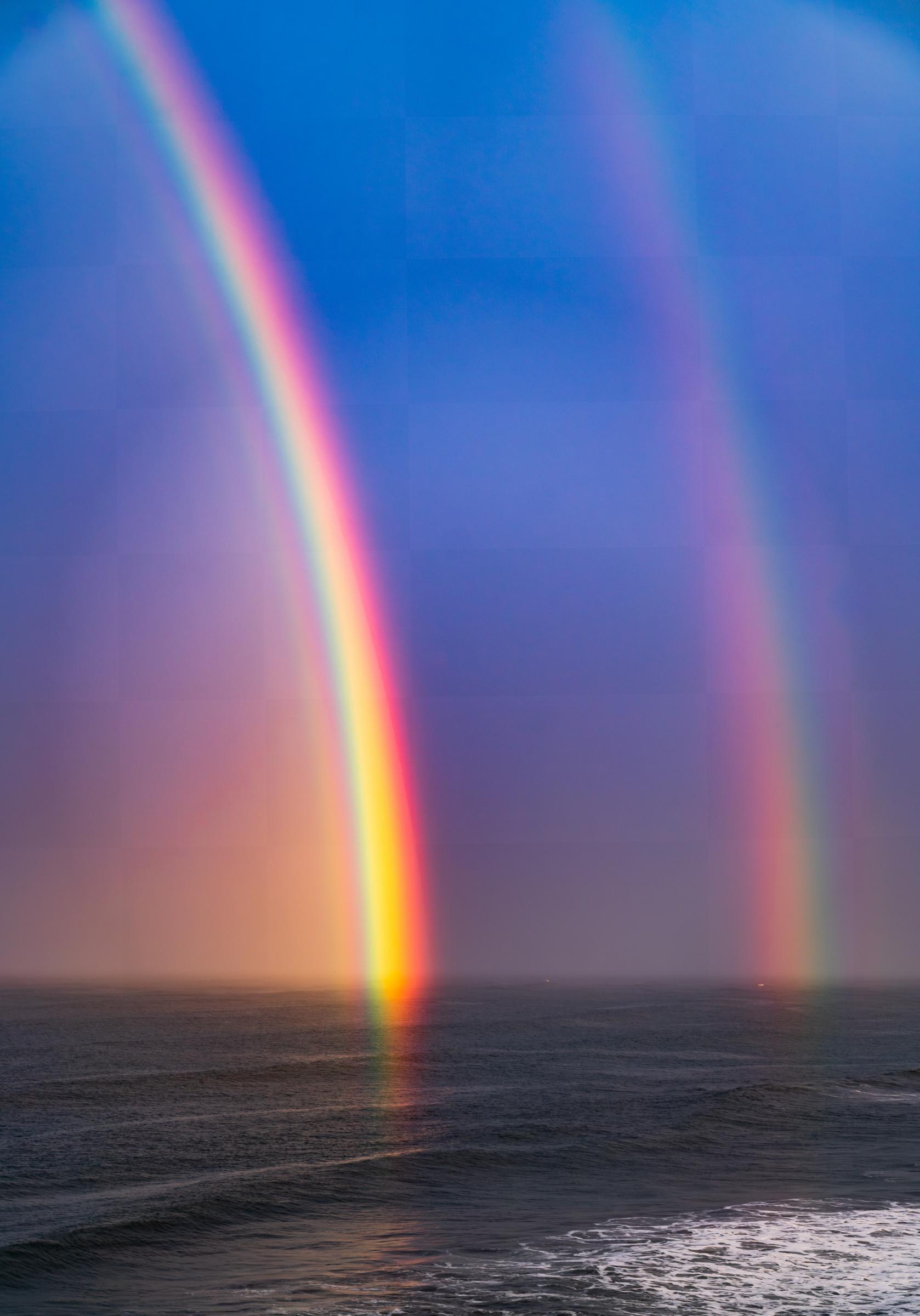 Double Rainbow Over Ocean Mazatlan Sinaloa Mexico