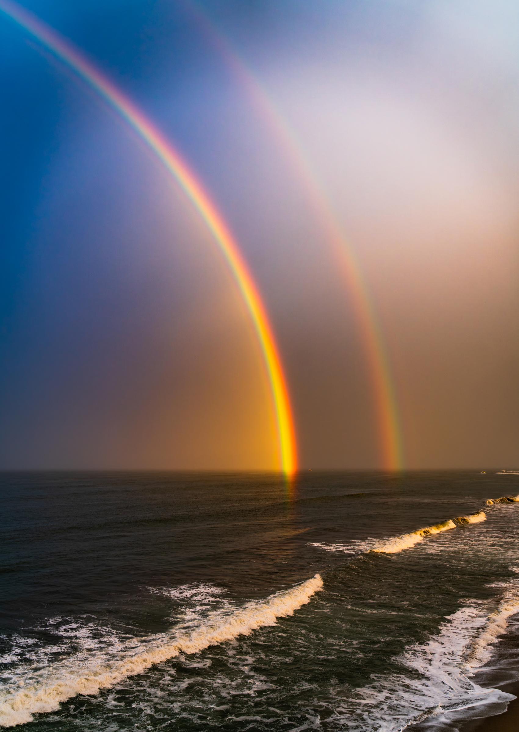 Double Rainbow Over Ocean Mazatlan Sinaloa Mexico - 2