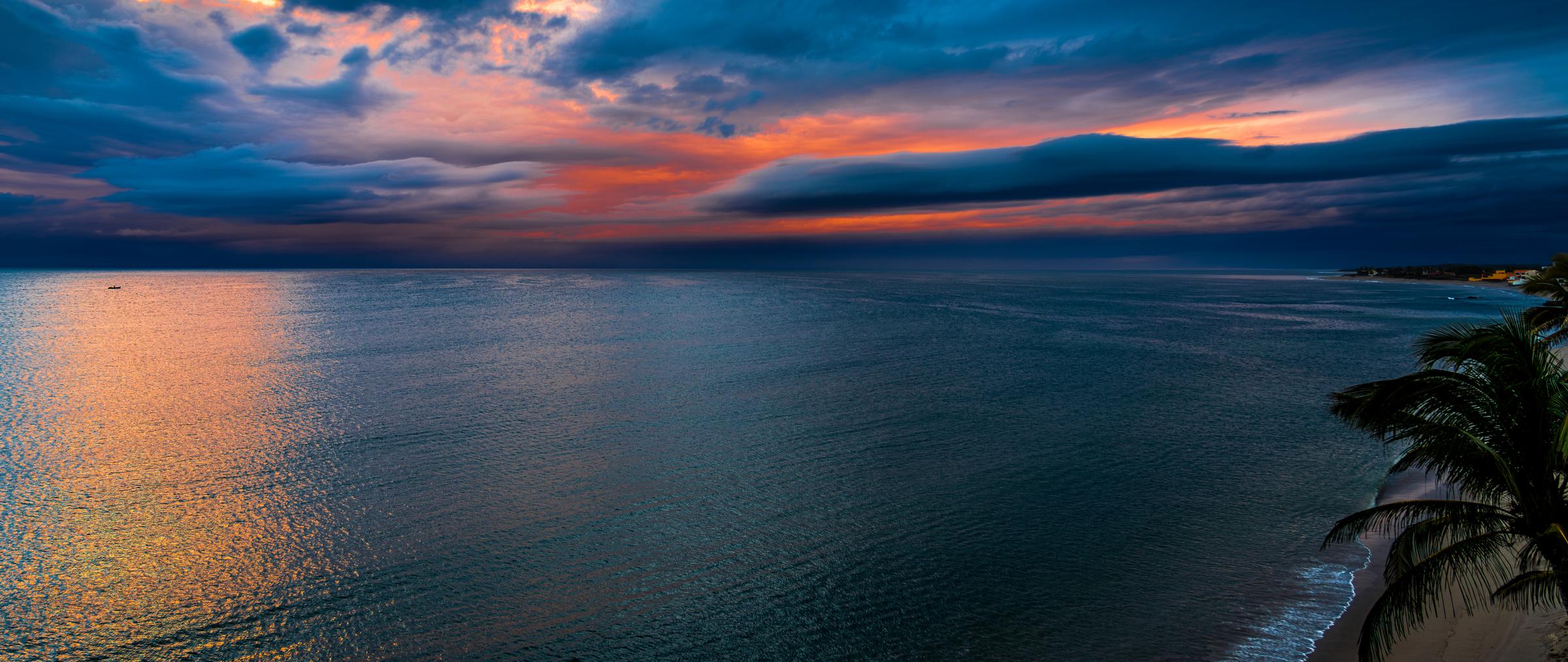 Sunset over the ocean Mazatlan Sinaloa Mexico - 30
