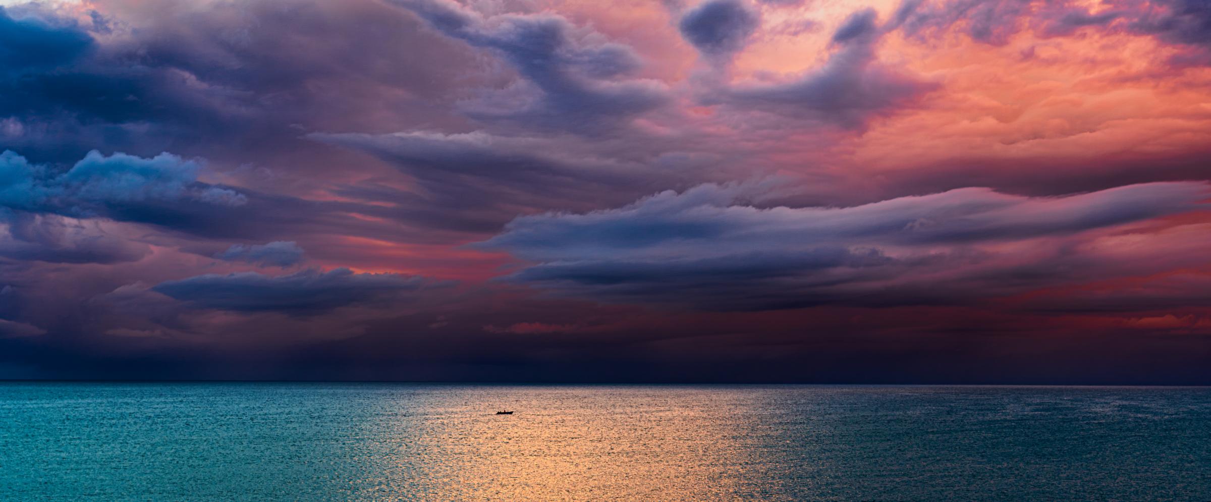 Sunset over the Sea Mazatlan Sinaloa Mexico