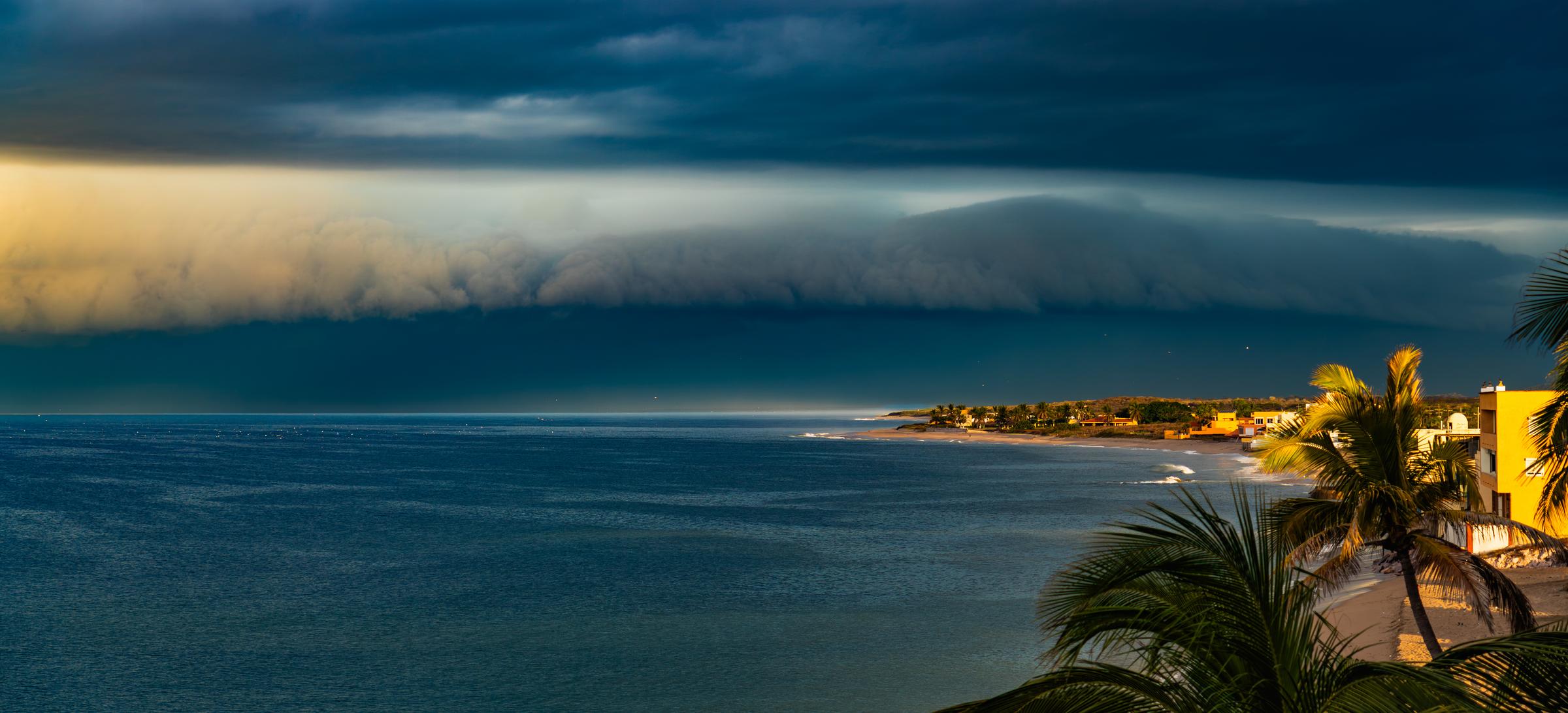 Storm Clouds Over the Ocean Mazatlan Sinaloa Mexico - 2