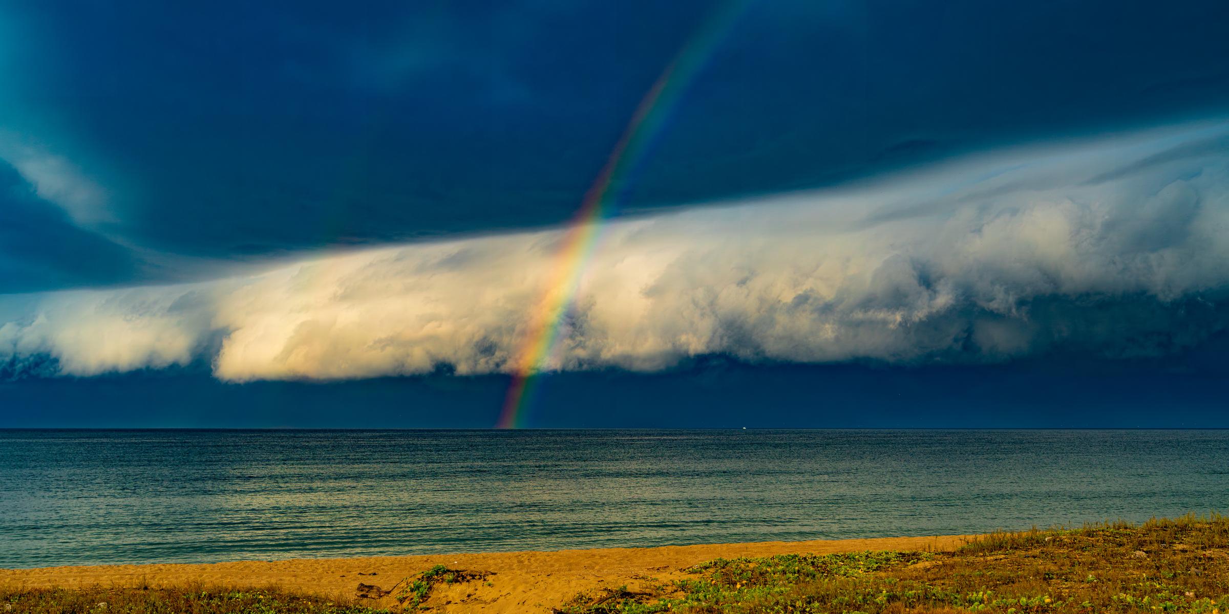 Rainbow over the ocean Mazatlan Sinaloa Mexico - 6