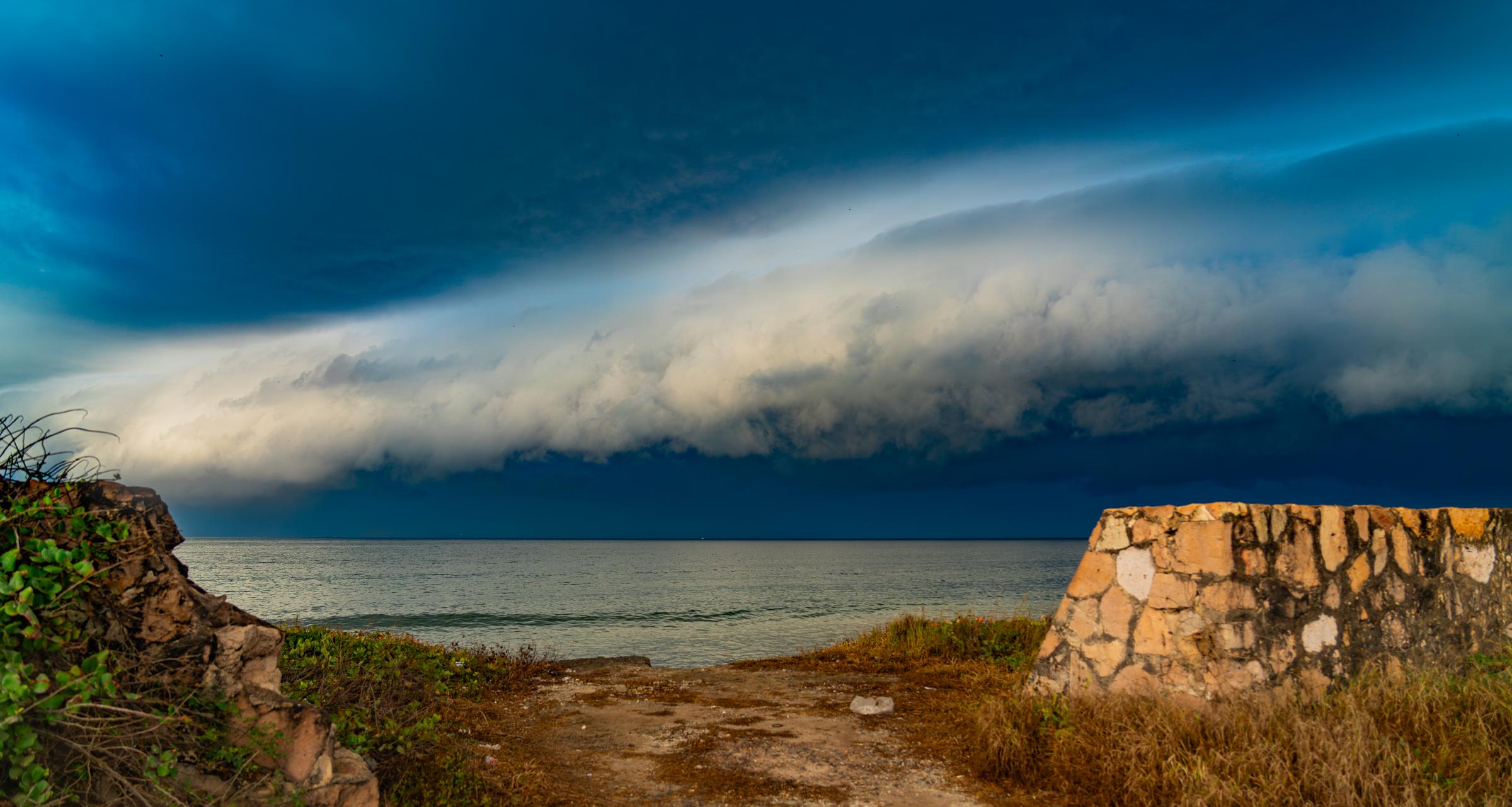 Stormy Sky Over the Ocean Mazatlan Sinaloa Mexico