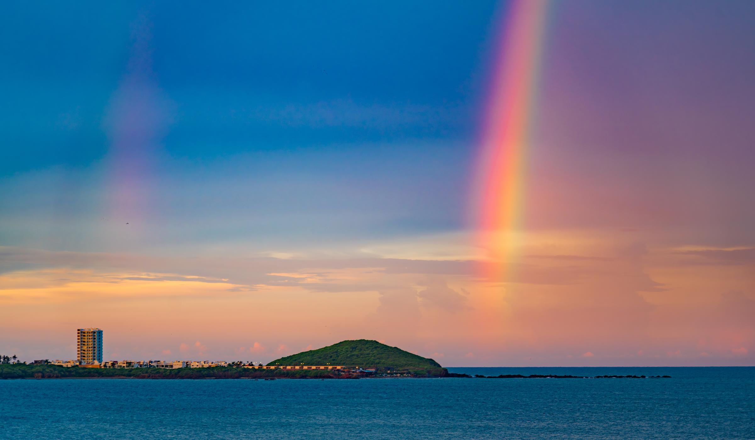 Rainbow over the Sea Mazatlan Sinaloa Mexico