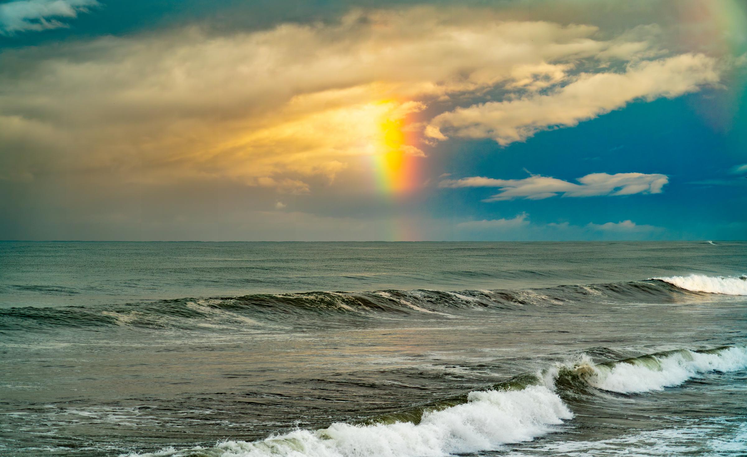 Rainbow over the ocean Mazatlan Sinaloa Mexico - 8