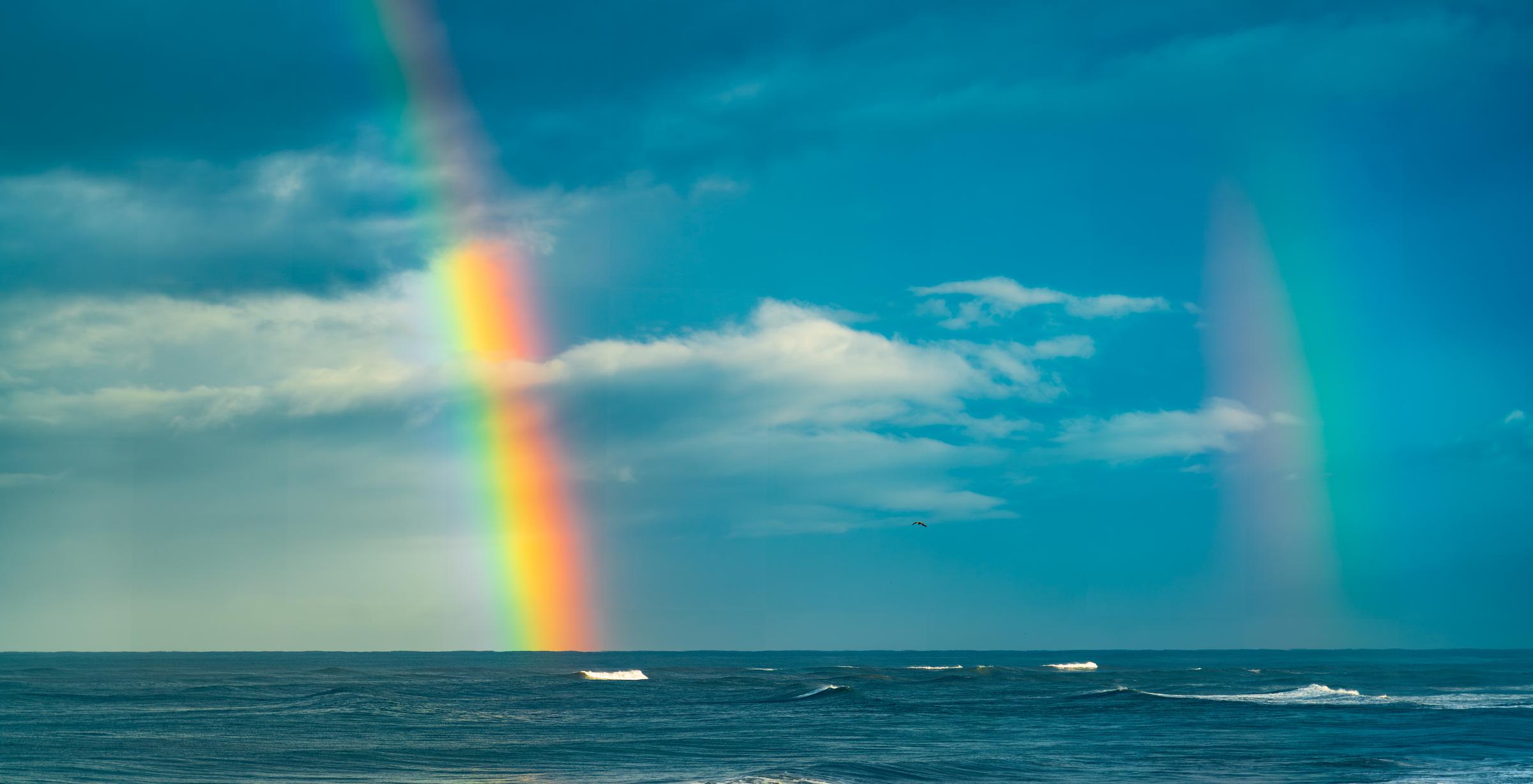 Double Rainbow Over Ocean Mazatlan Sinaloa Mexico - 3