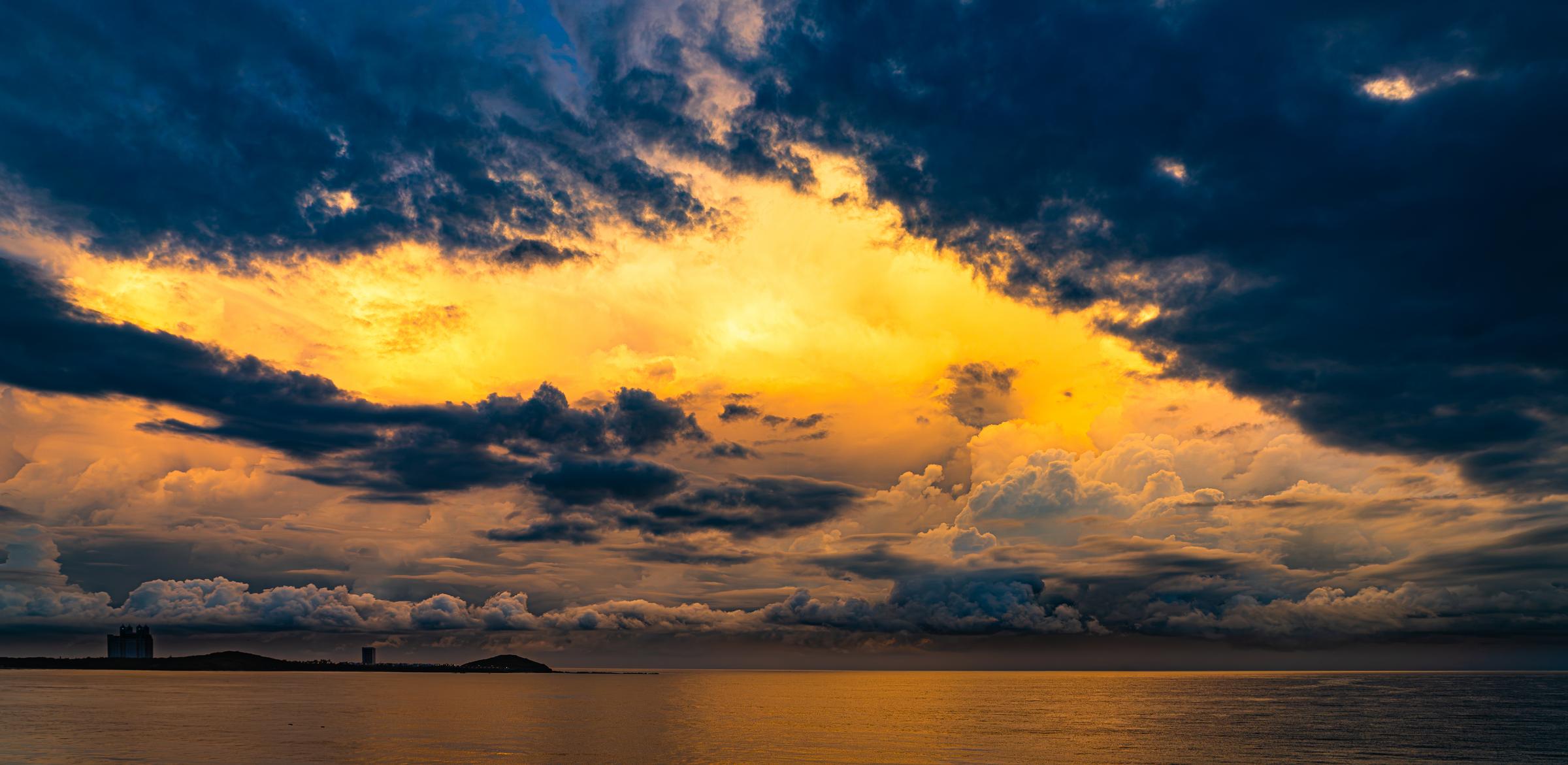 Sunset over the Sea Mazatlan Sinaloa Mexico - 2