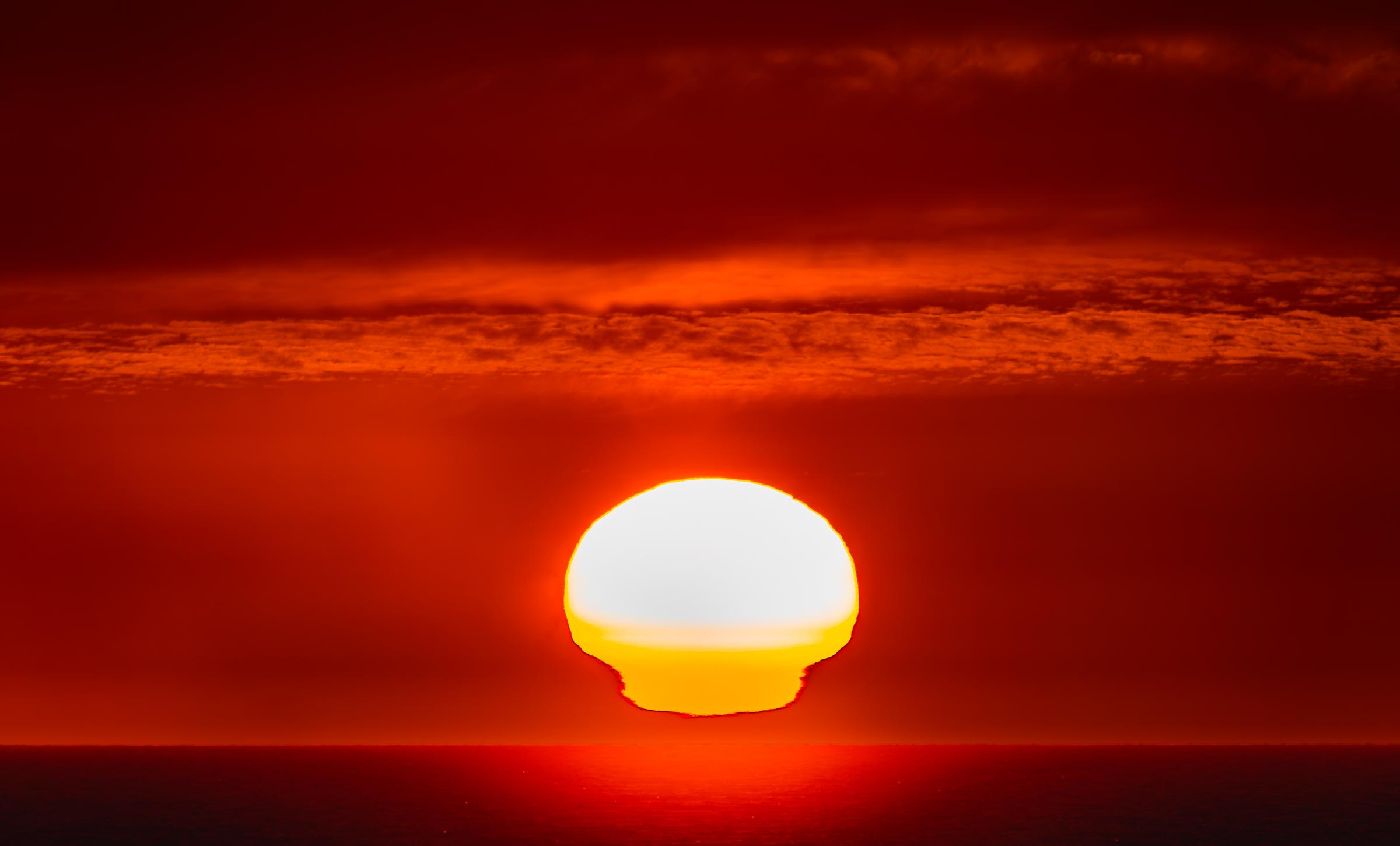 Sunset over the ocean Mazatlan Sinaloa Mexico - 36