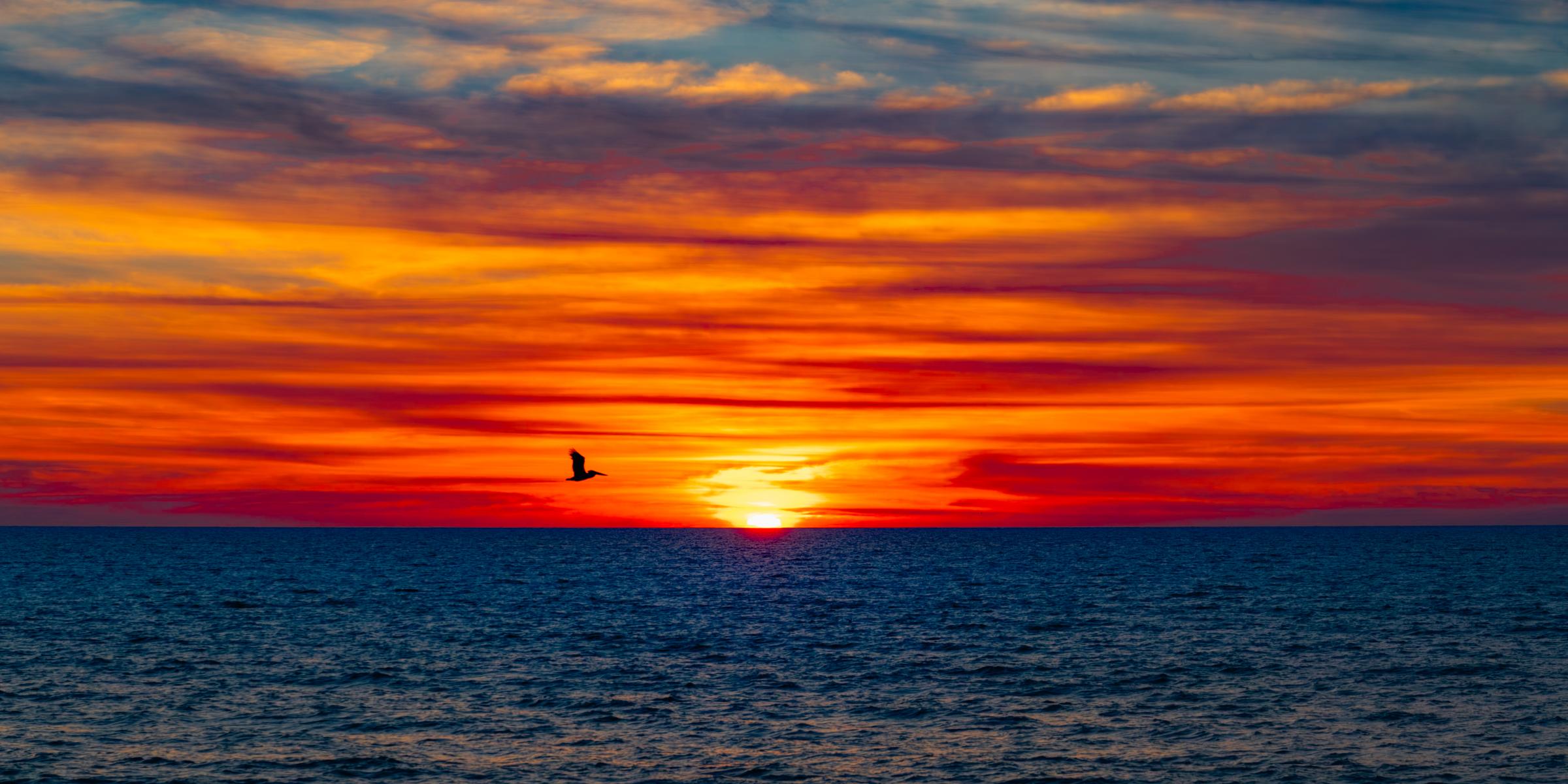 Sunset over the ocean Mazatlan Sinaloa Mexico - 37