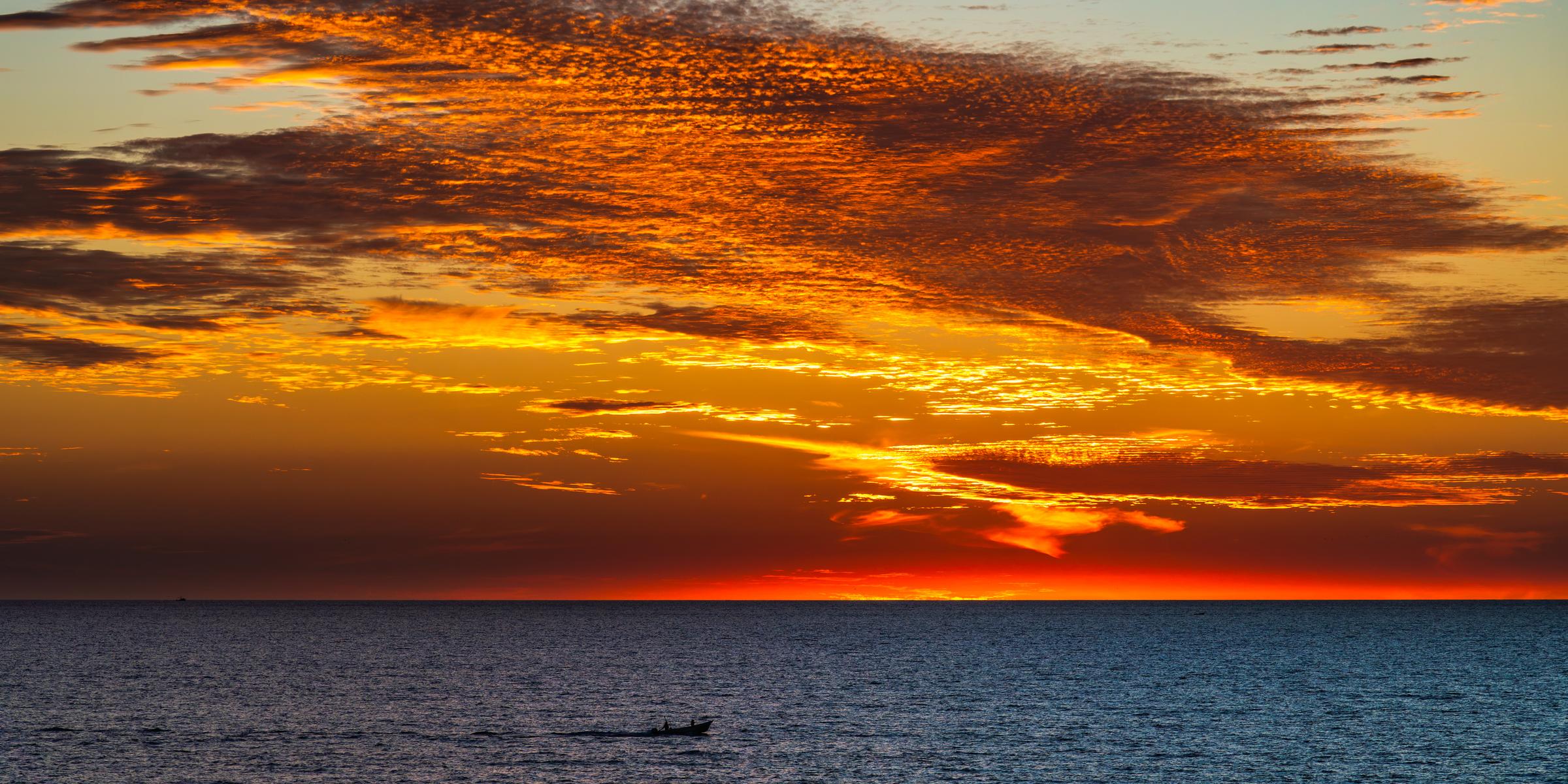 Sunset over the ocean Mazatlan Sinaloa Mexico - 42