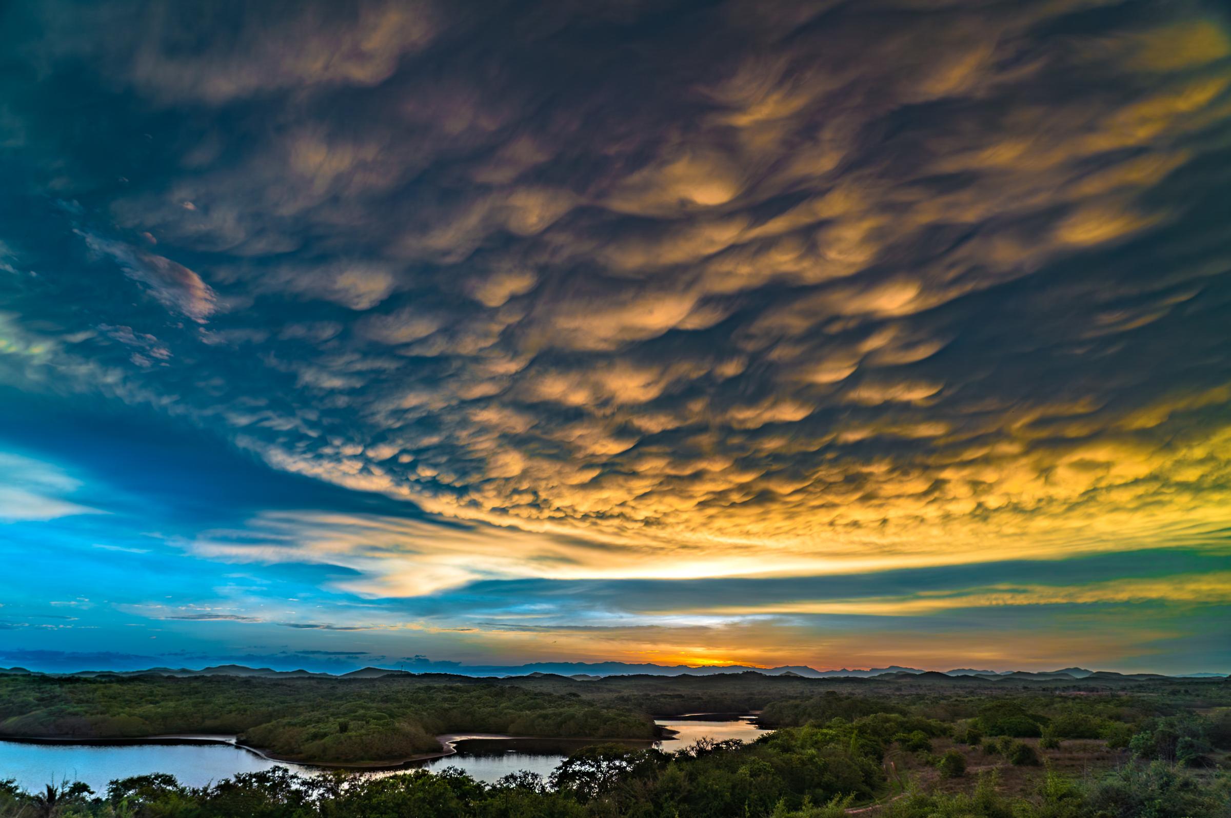 Dramatic Clouds at Sunset Mazatlan Sinaloa Mexico