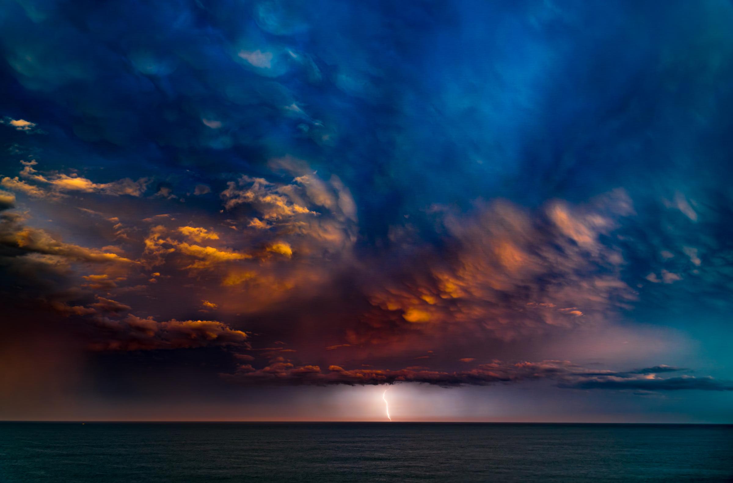 Lightning Storm at Sunrise - 4