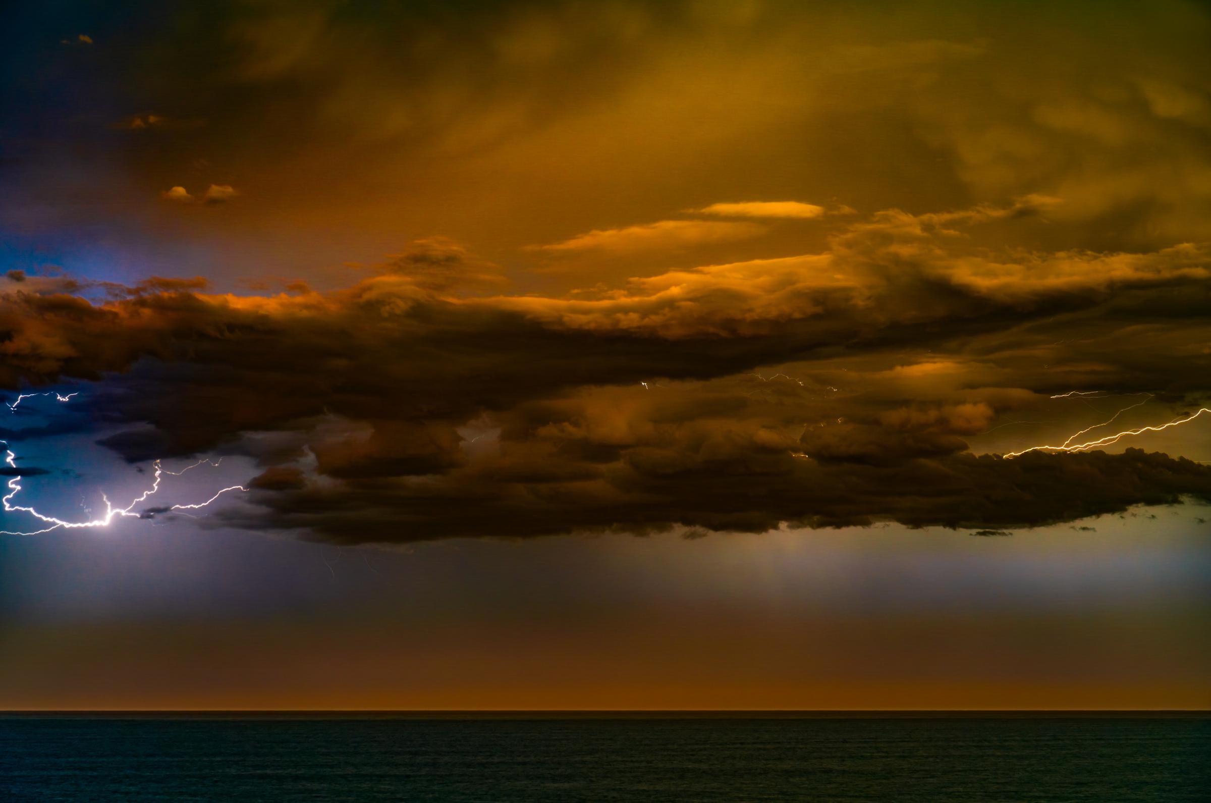 Lightning Storm at Sunrise - 6