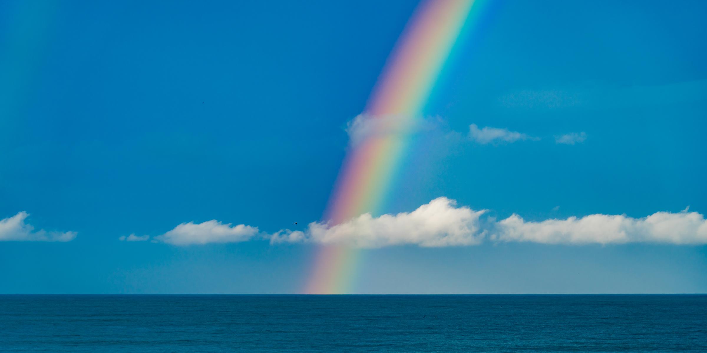 Rainbow over the ocean Mazatlan Sinaloa Mexico - 13