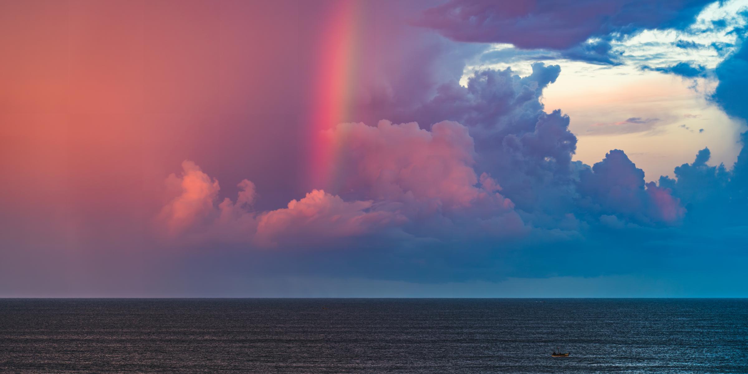 Morning Rainbow over the Pacific