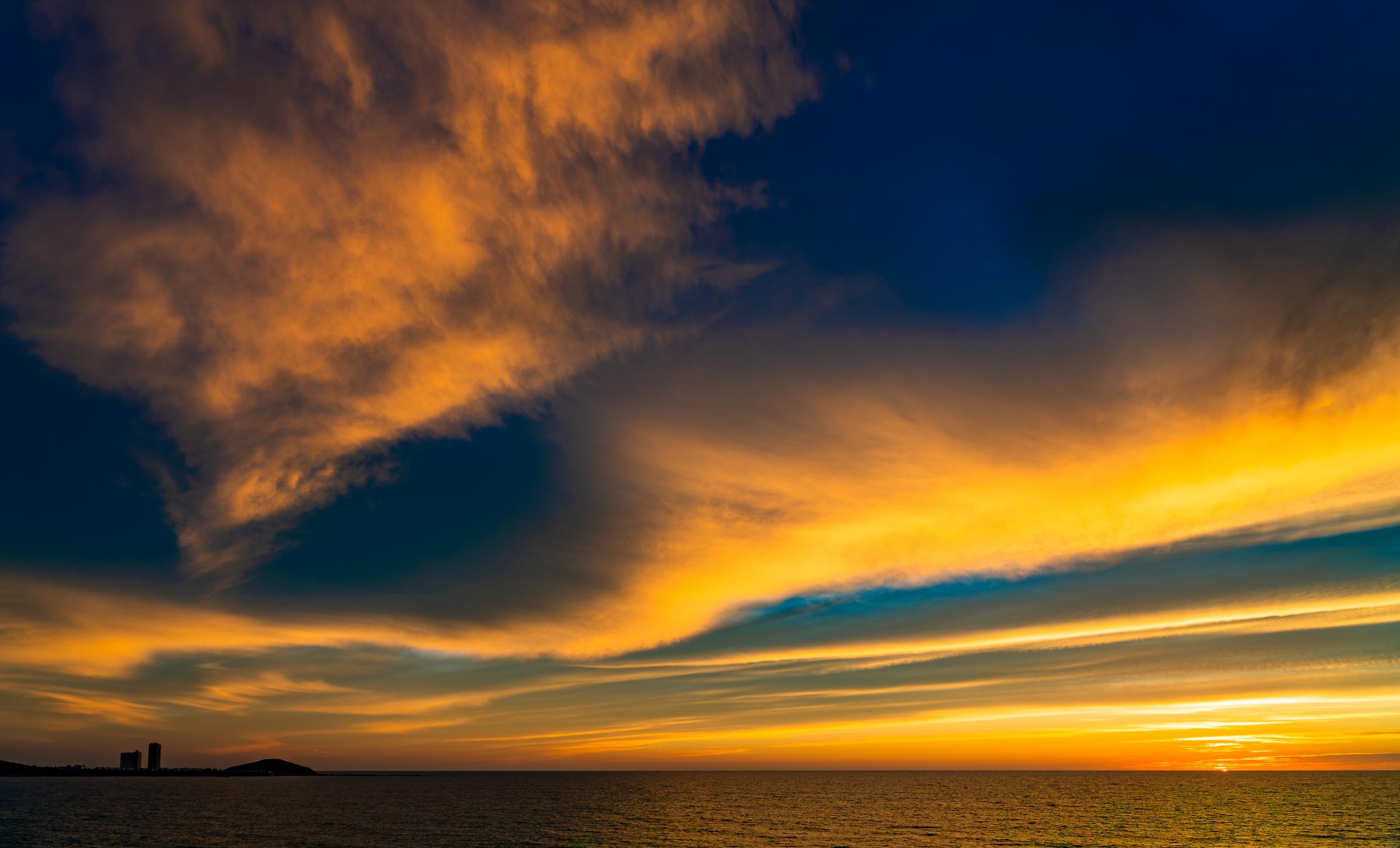 Sunset over the Sea Mazatlan Sinaloa Mexico - 3
