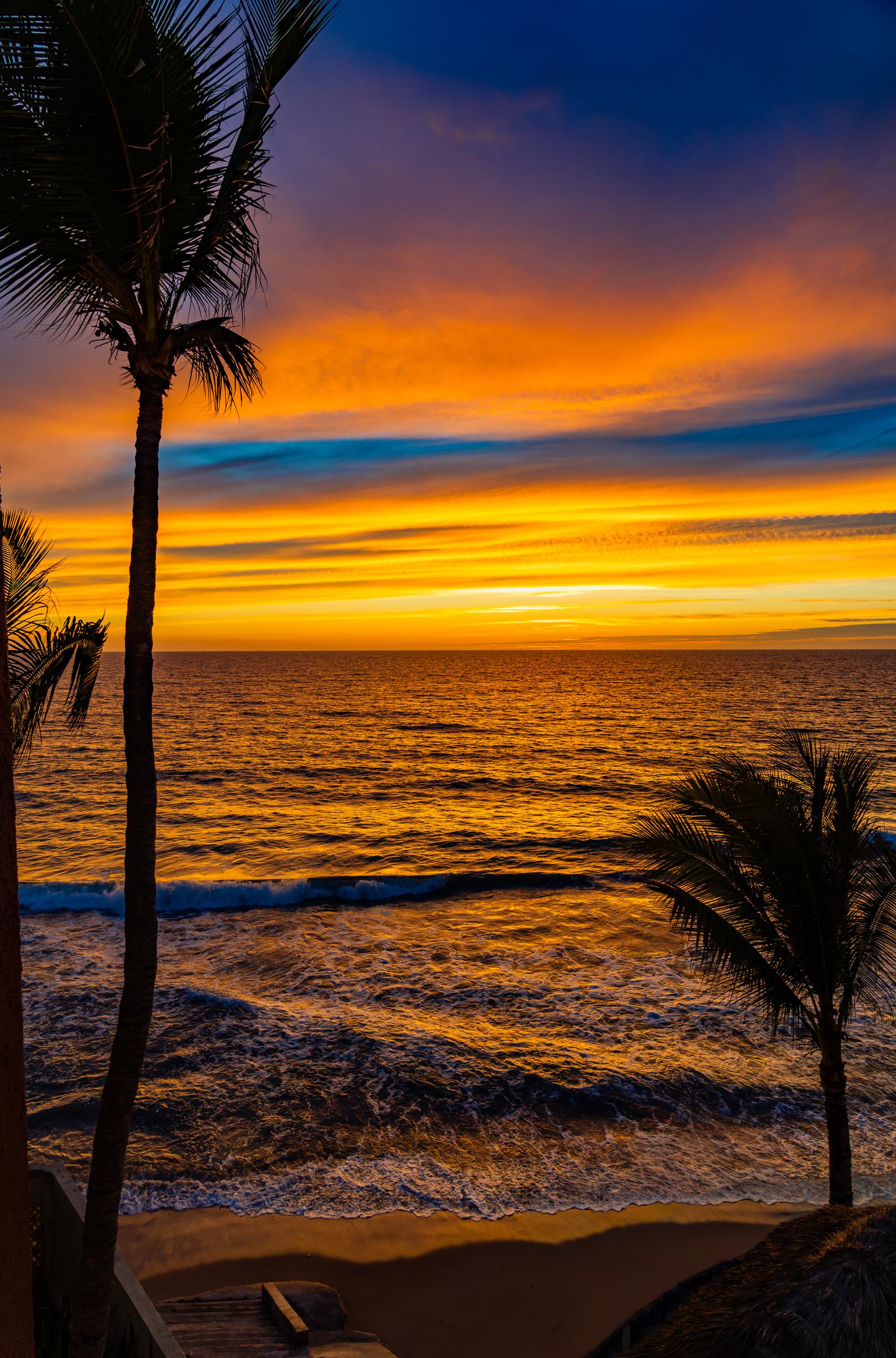 Sunset at the Beach El Habal Sinaloa Mexico