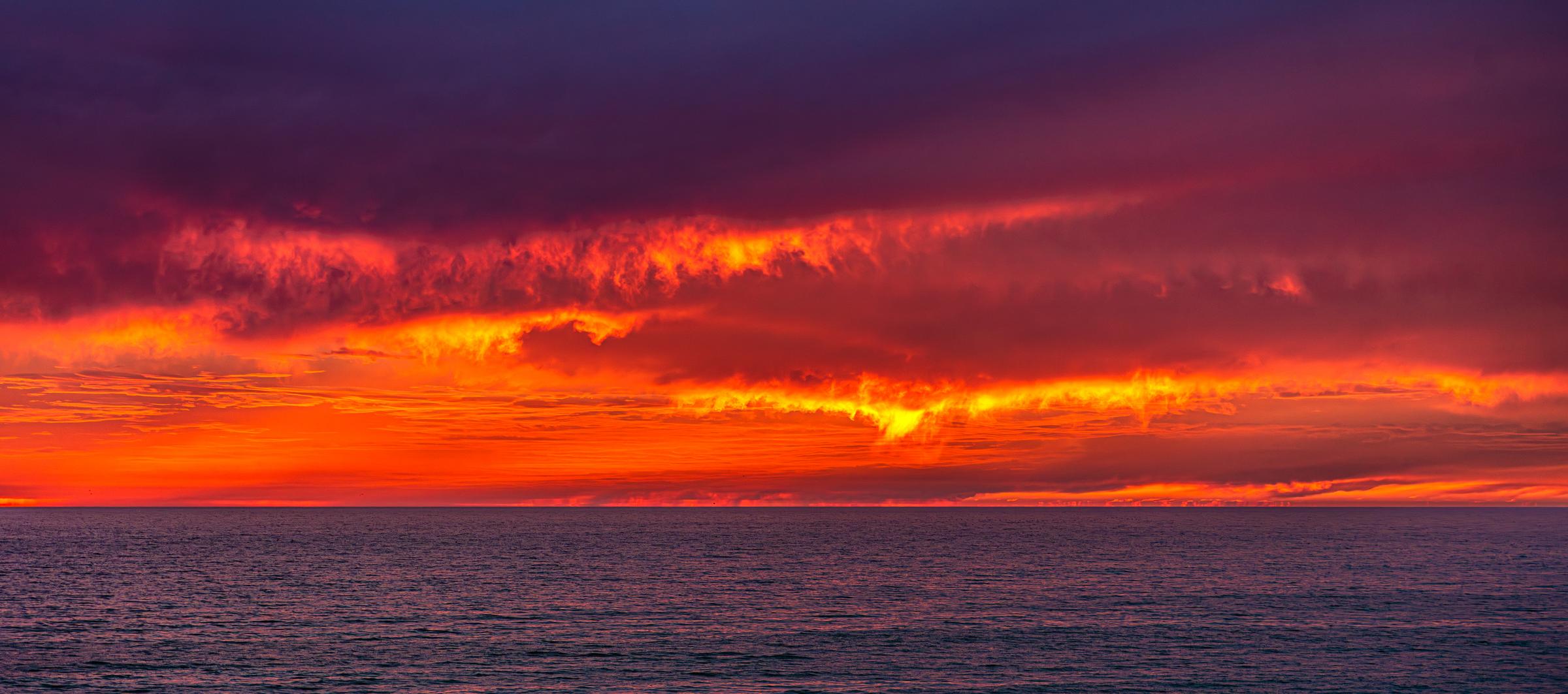 Sunset over the ocean Mazatlan Sinaloa Mexico - 47