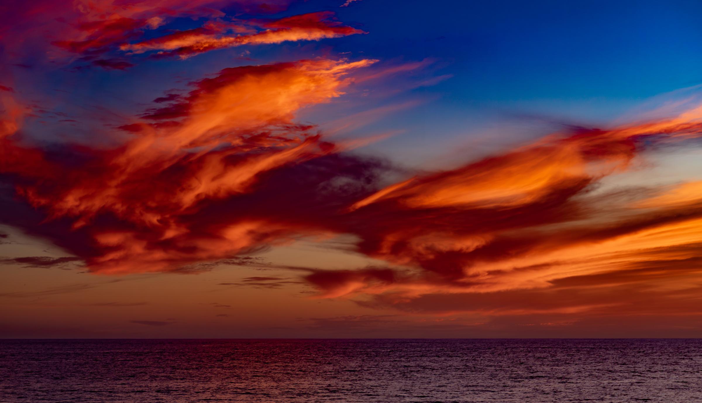 Sunset over the ocean Mazatlan Sinaloa Mexico - 48