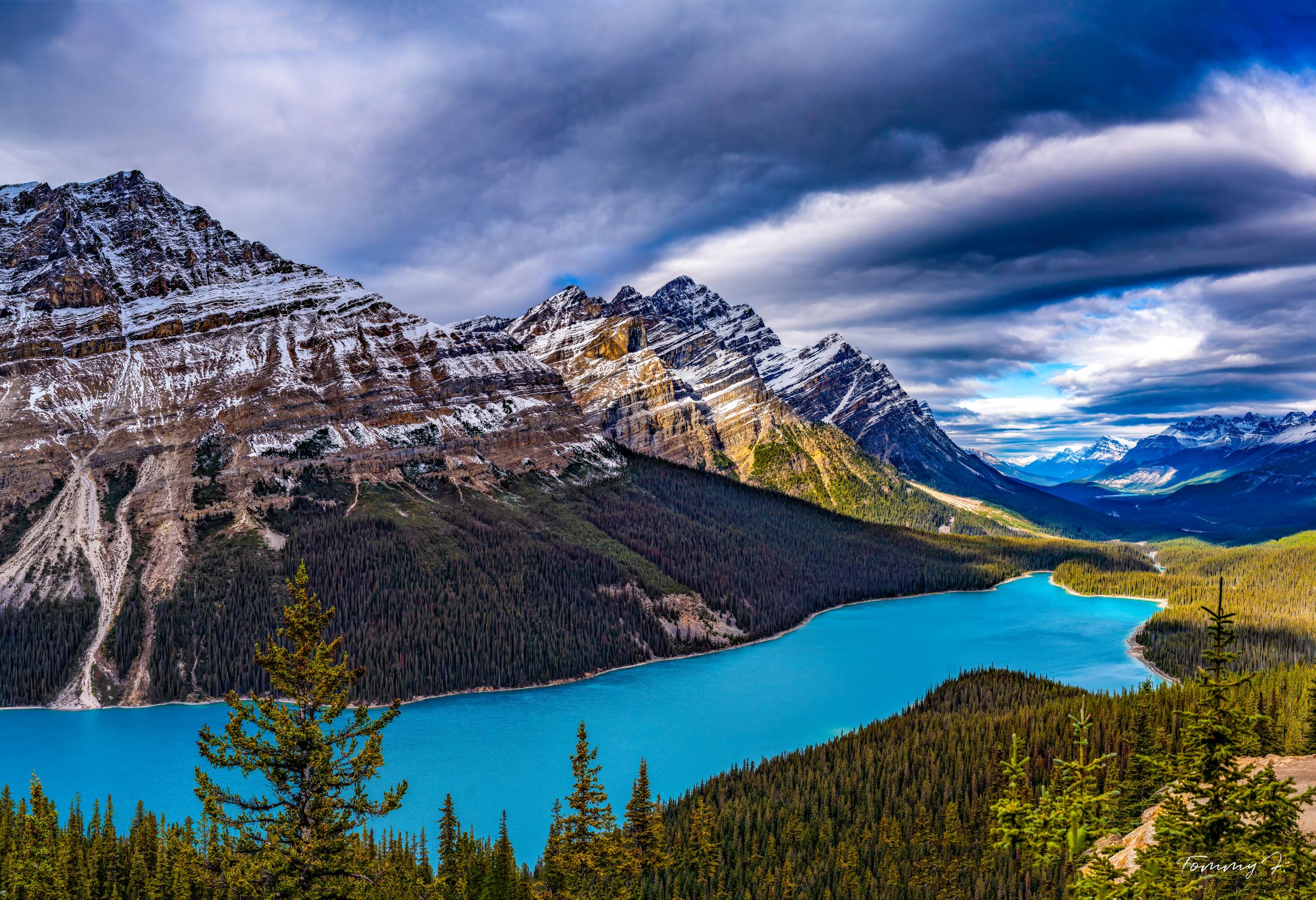 Peyto Lake Icefield Parkway Alberta Canada
