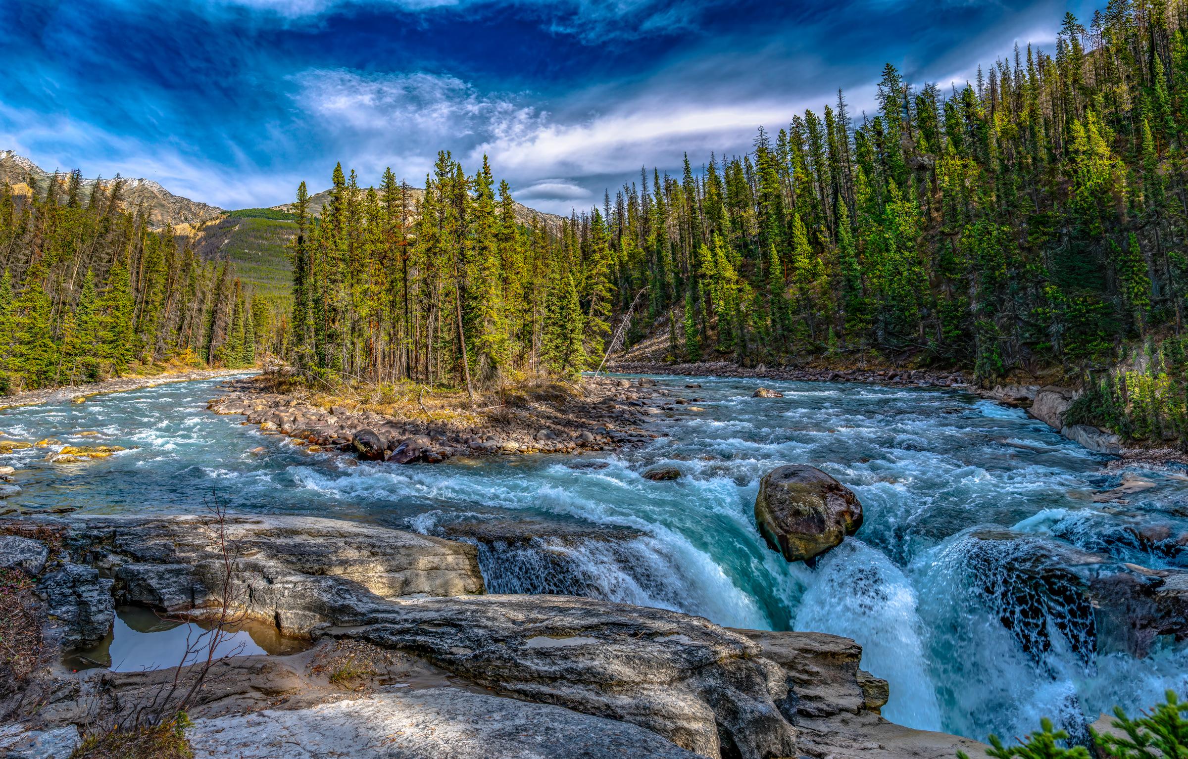 The Island at Sunwapta Falls