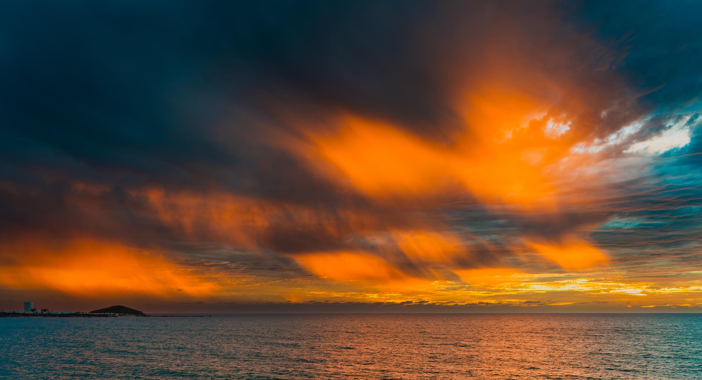 Sunset over the ocean Mazatlan Sinaloa Mexico - 51