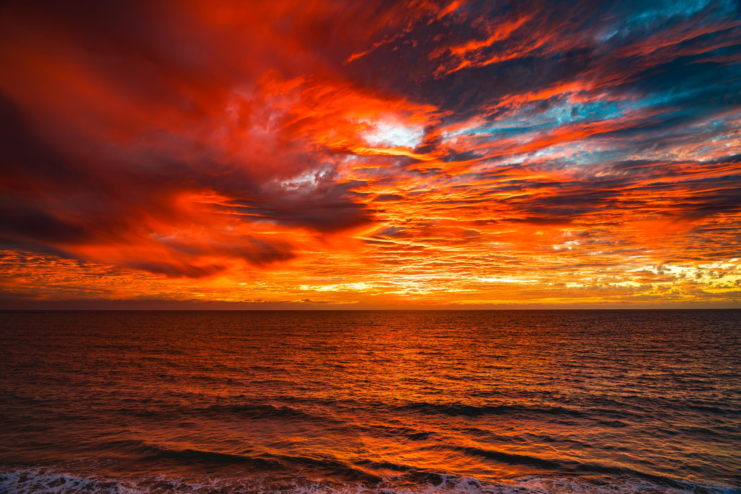 Spectacular Red Sunset