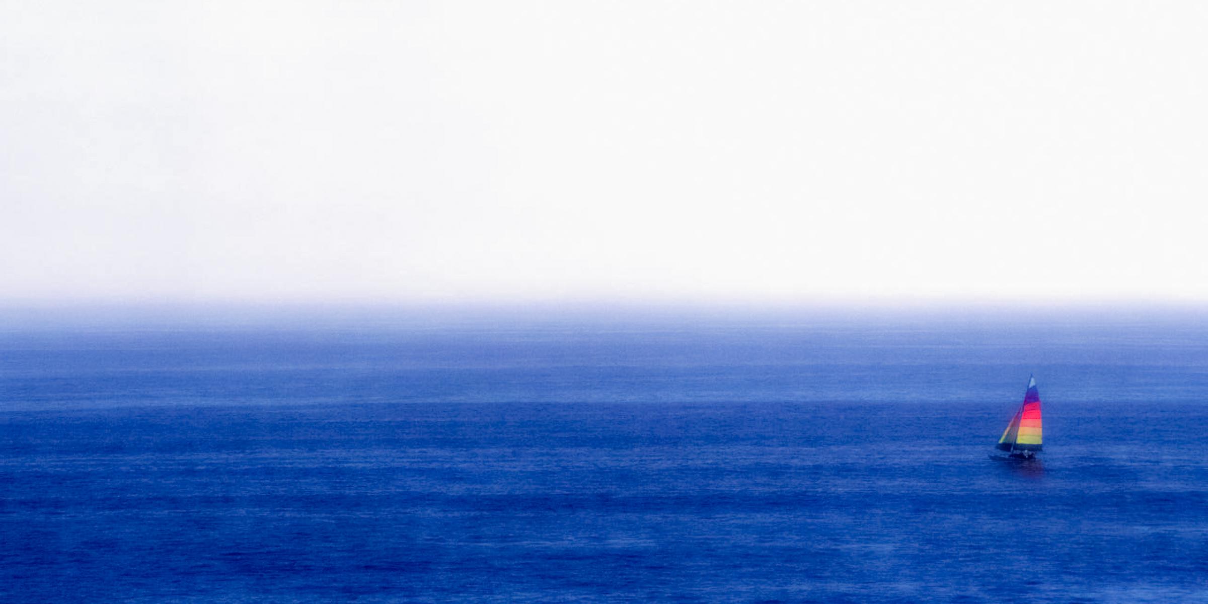 Sailboat on the Horizon Santa Cruz