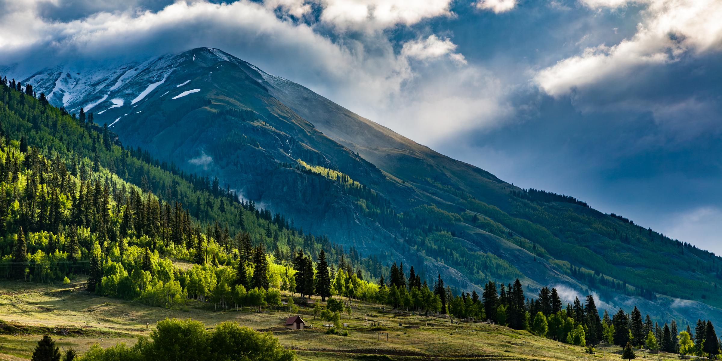 Mountain Landscape with Clouds Silverton Colorado United States