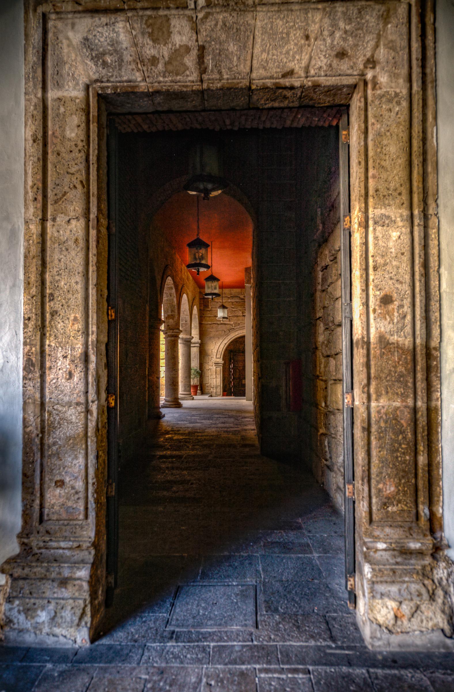 Old Stone Archway & Corridor